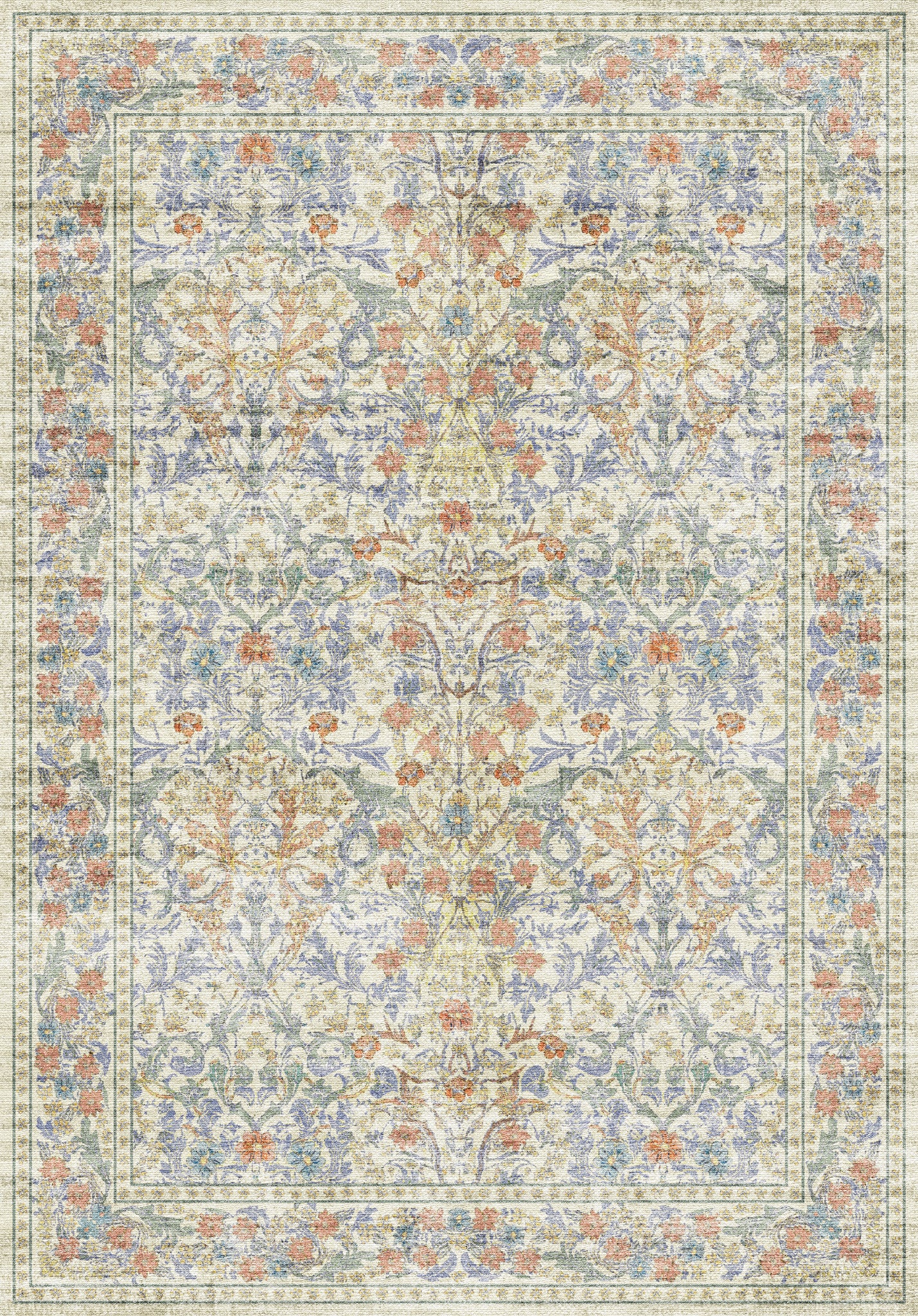 Sabine Вдъхновен от реколтата килим