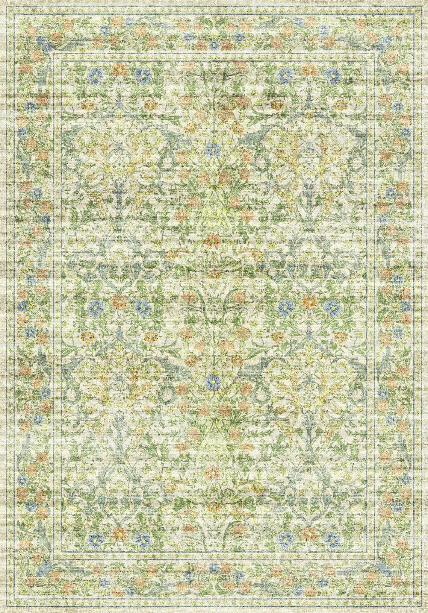 Sabine Вдъхновен от реколтата килим