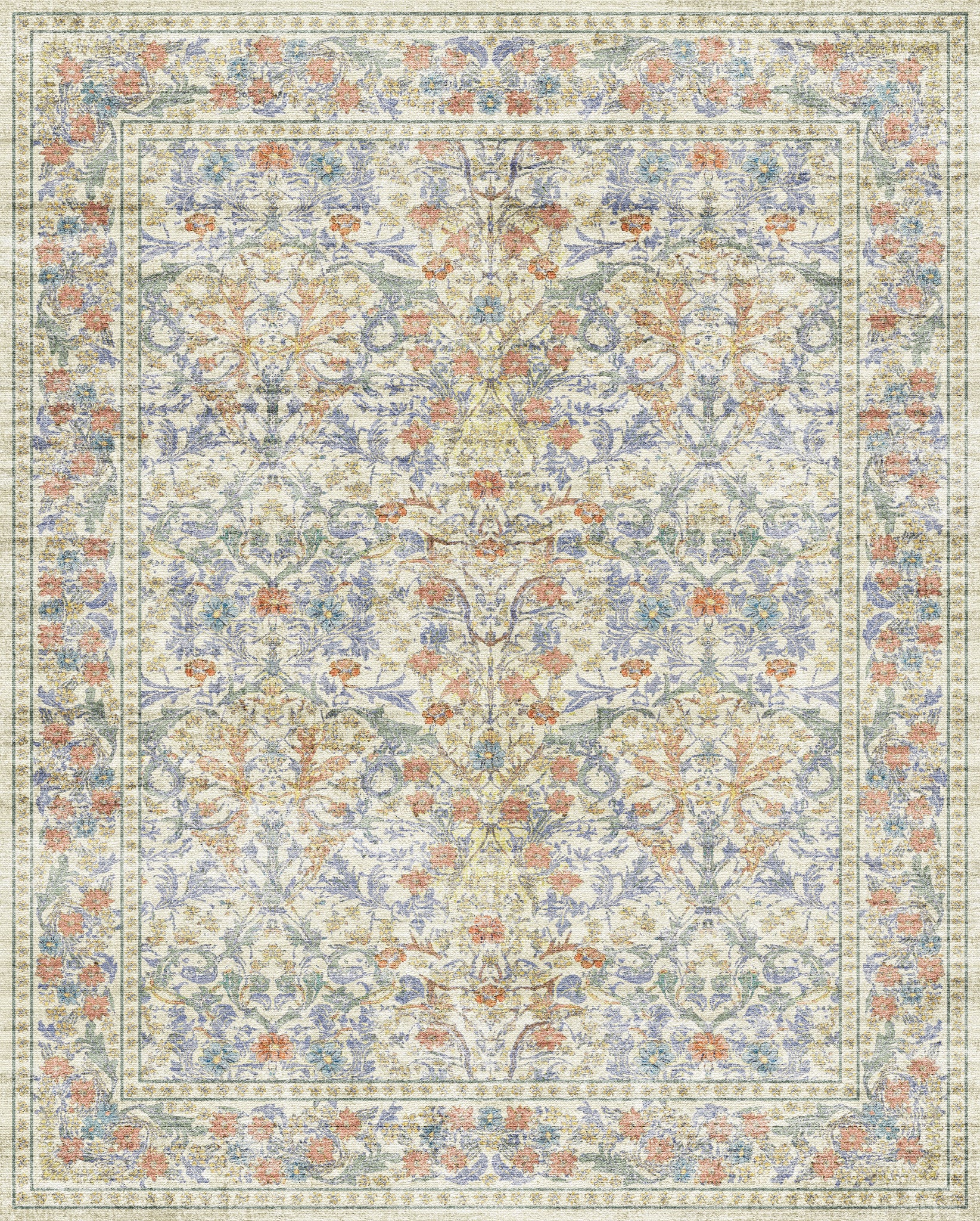 Sabine Вдъхновен от реколтата килим