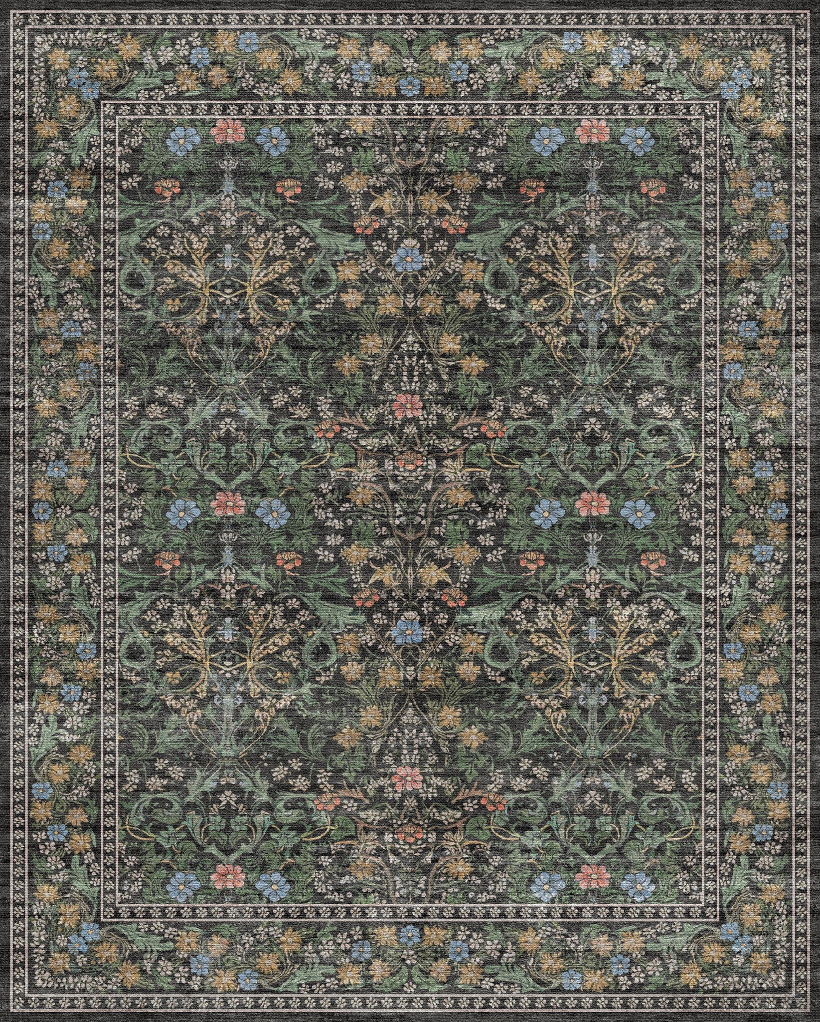 Sabine Вдъхновен от реколтата килим