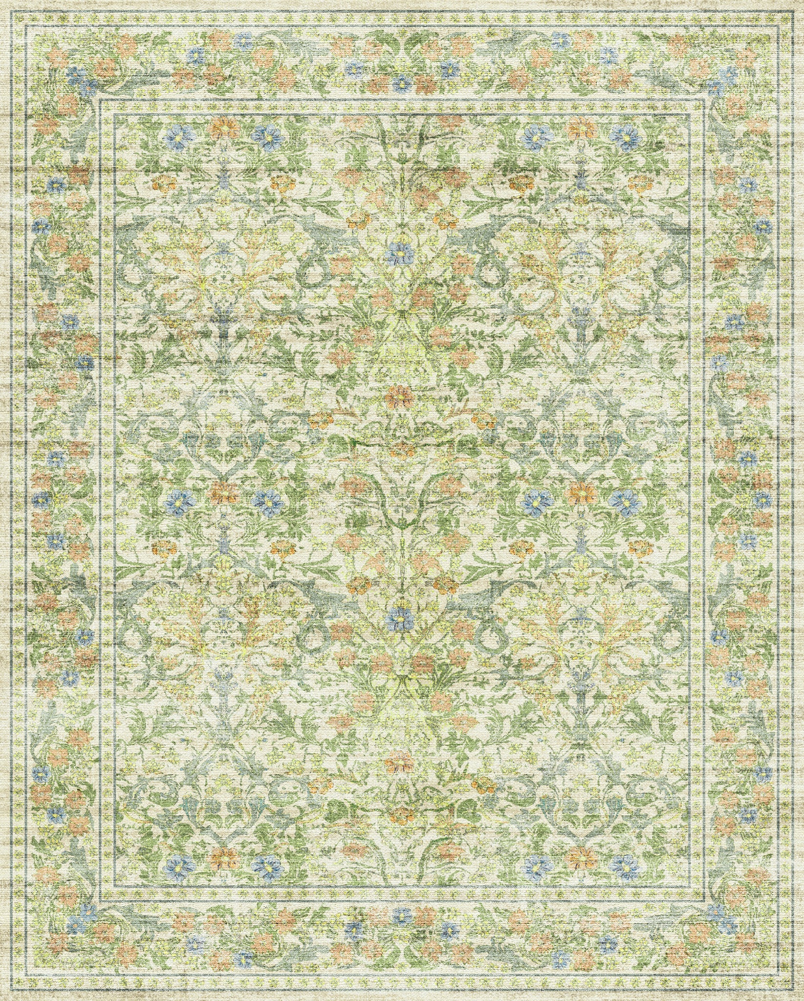 Sabine Вдъхновен от реколтата килим