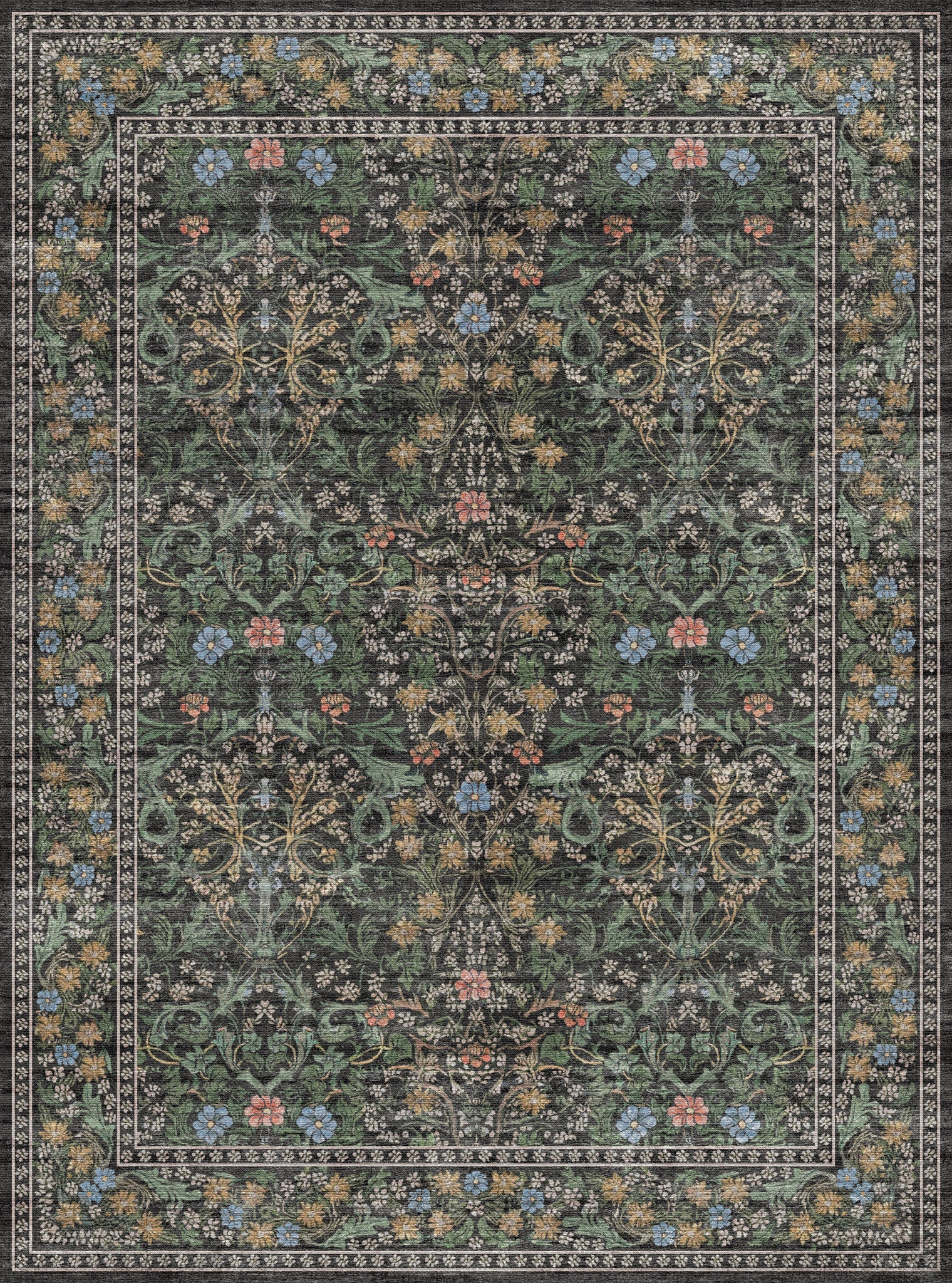 Sabine Вдъхновен от реколтата килим