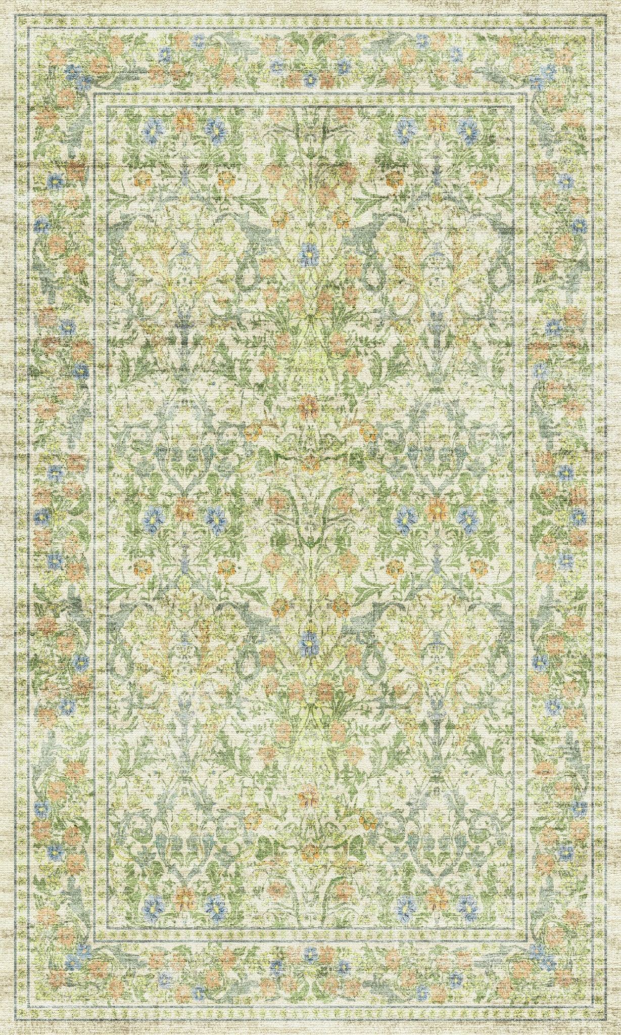 Sabine Вдъхновен от реколтата килим