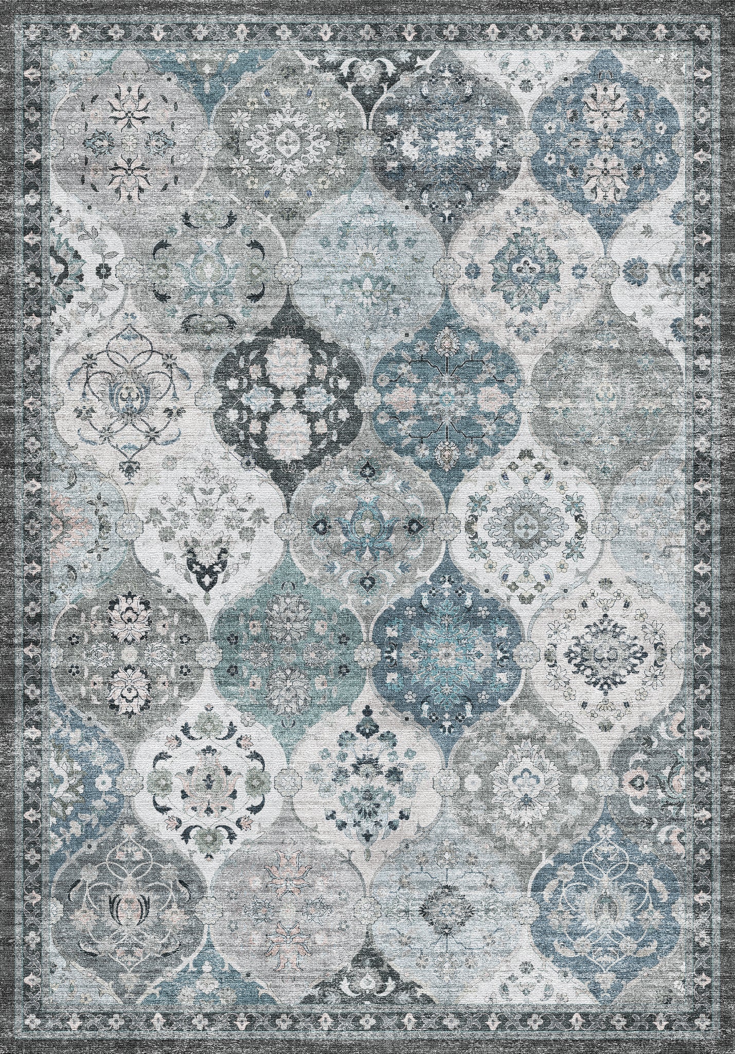 Antoinette Vintage-Paneel-Teppich