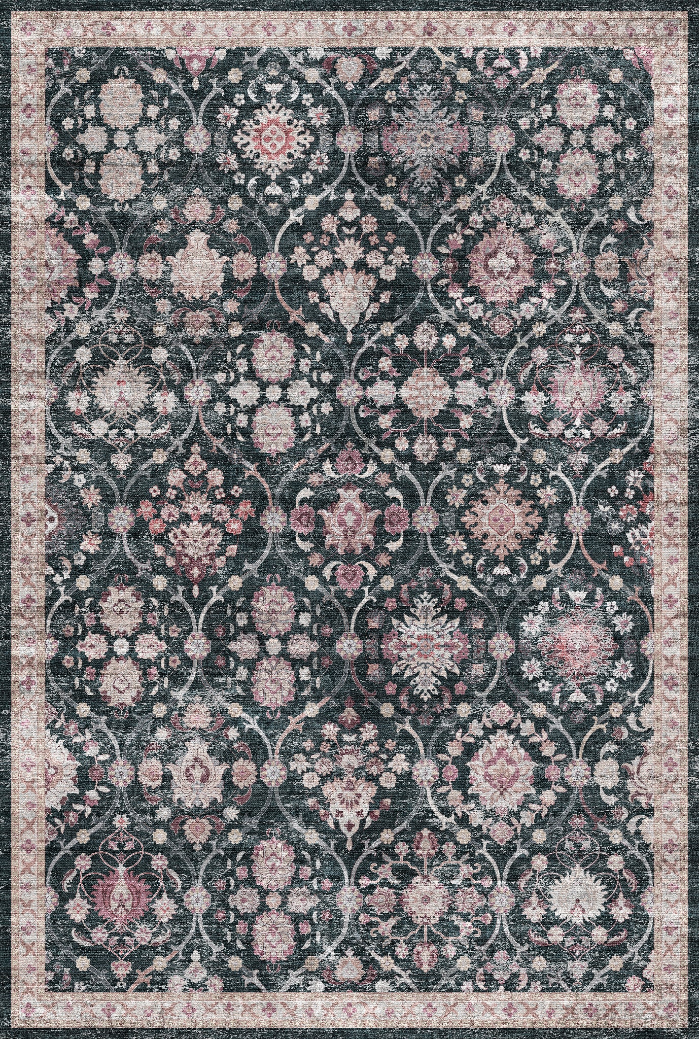 Antoinette Vintage-Paneel-Teppich