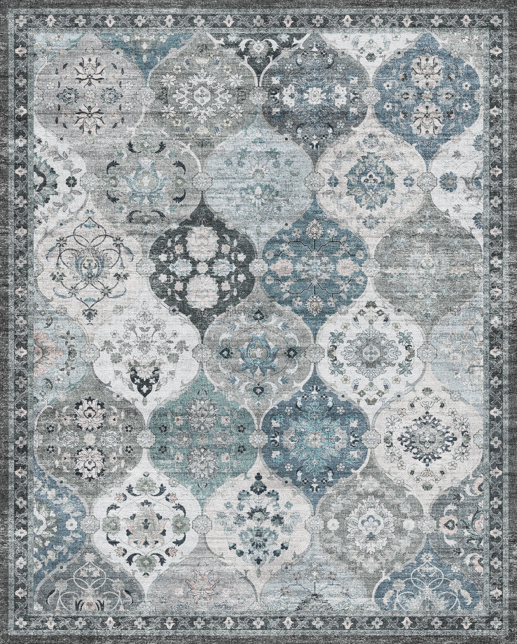 Antoinette Vintage-Paneel-Teppich