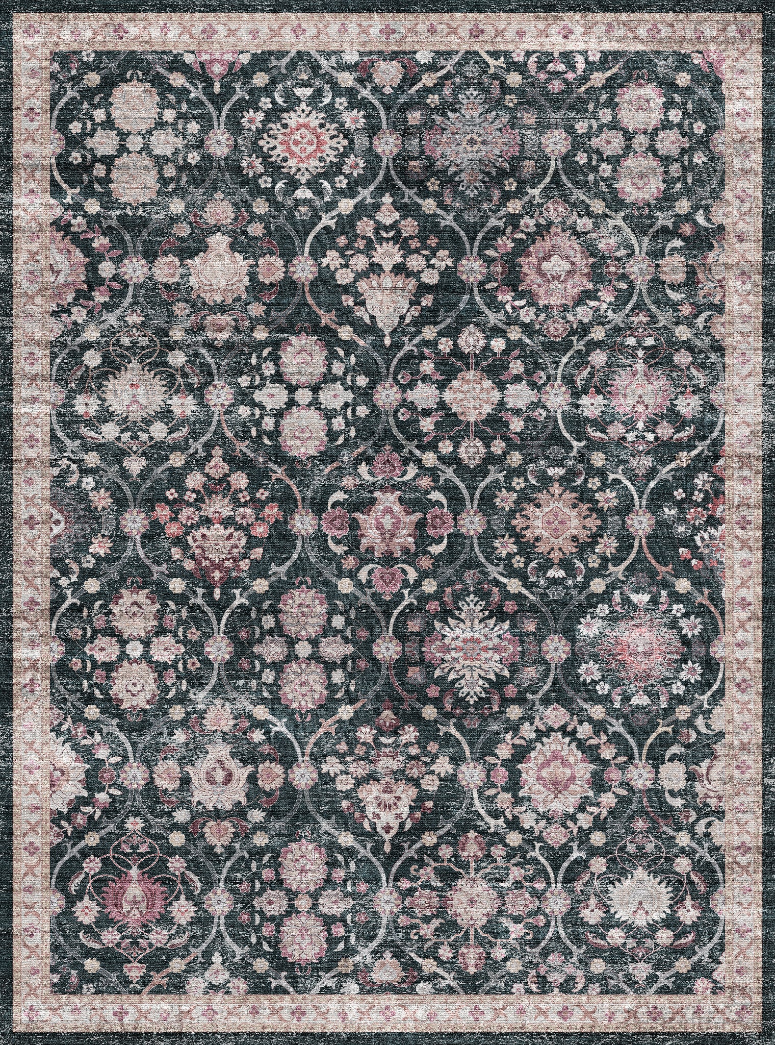 Antoinette Vintage-Paneel-Teppich