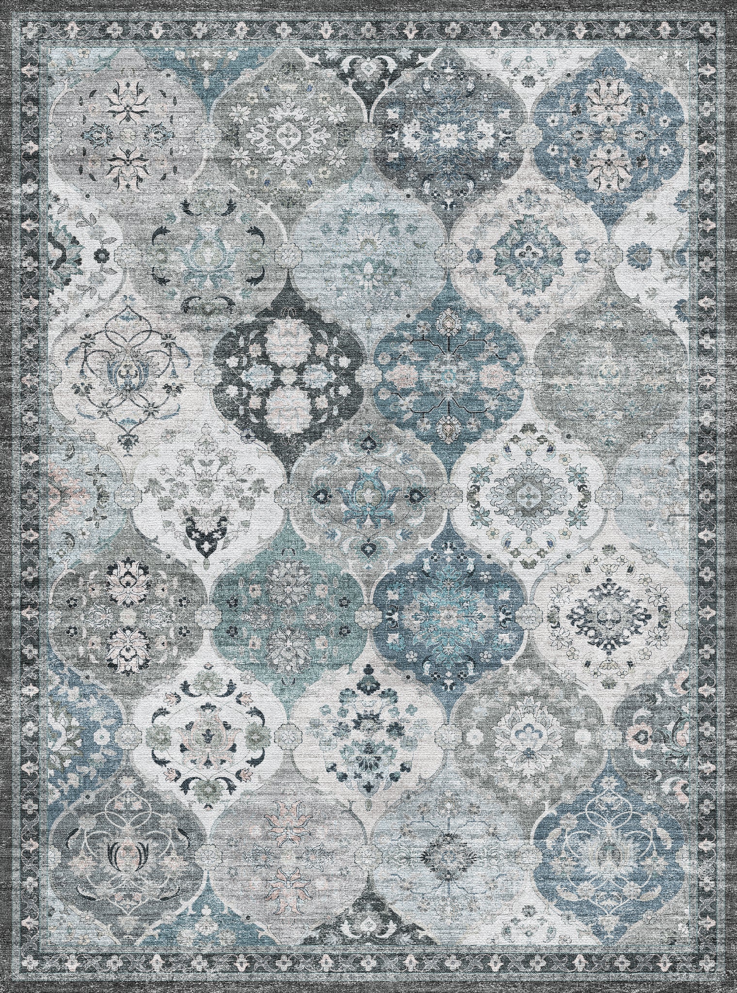 Antoinette Vintage-Paneel-Teppich