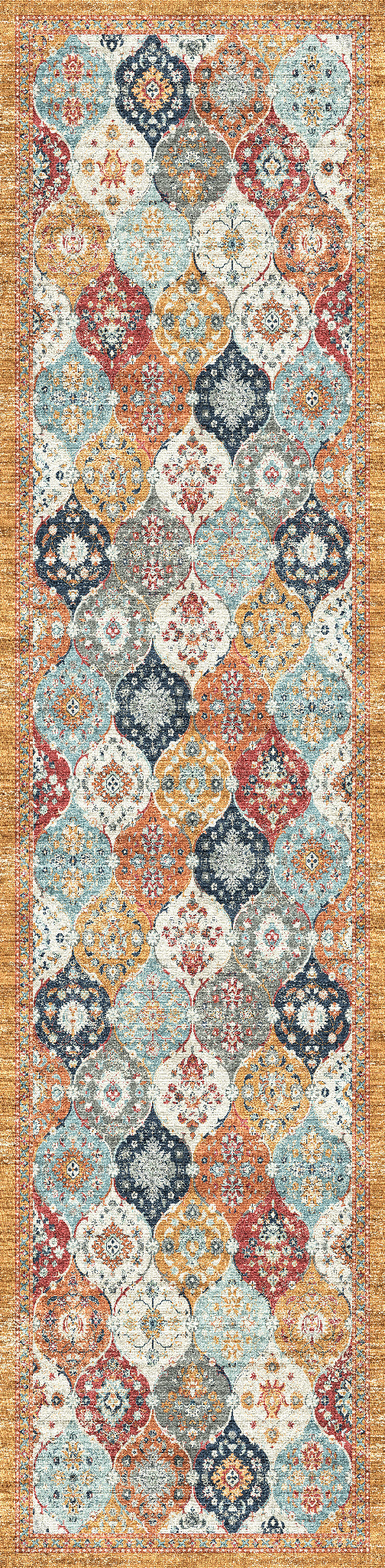 Antoinette Vintage-Paneel-Teppich