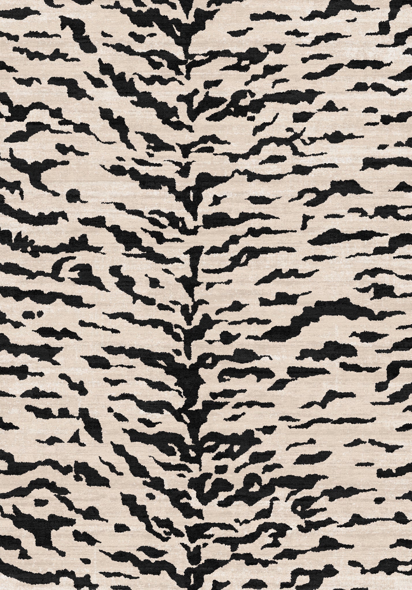 Ines Modern Tiger Print Rug