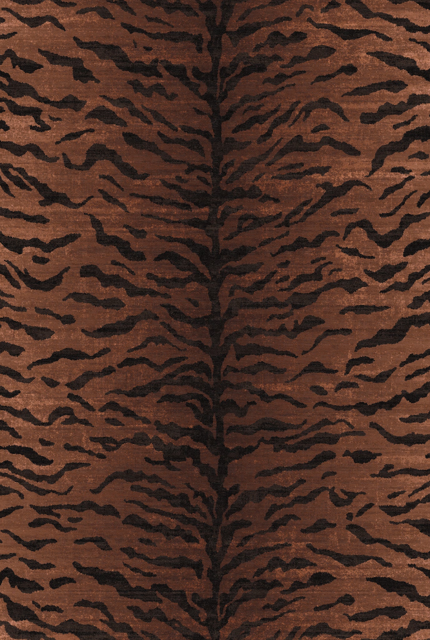 Ines Modern Tiger Print Rug