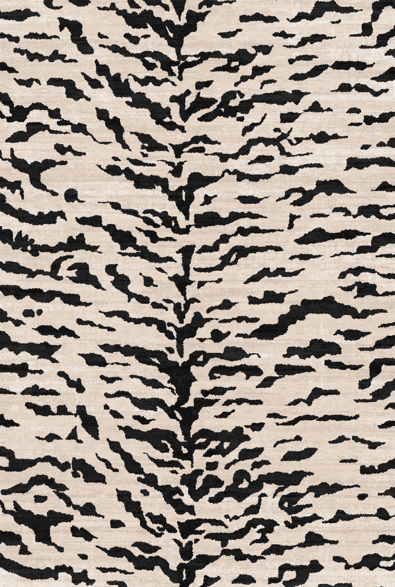 Ines Modern Tiger Print Rug
