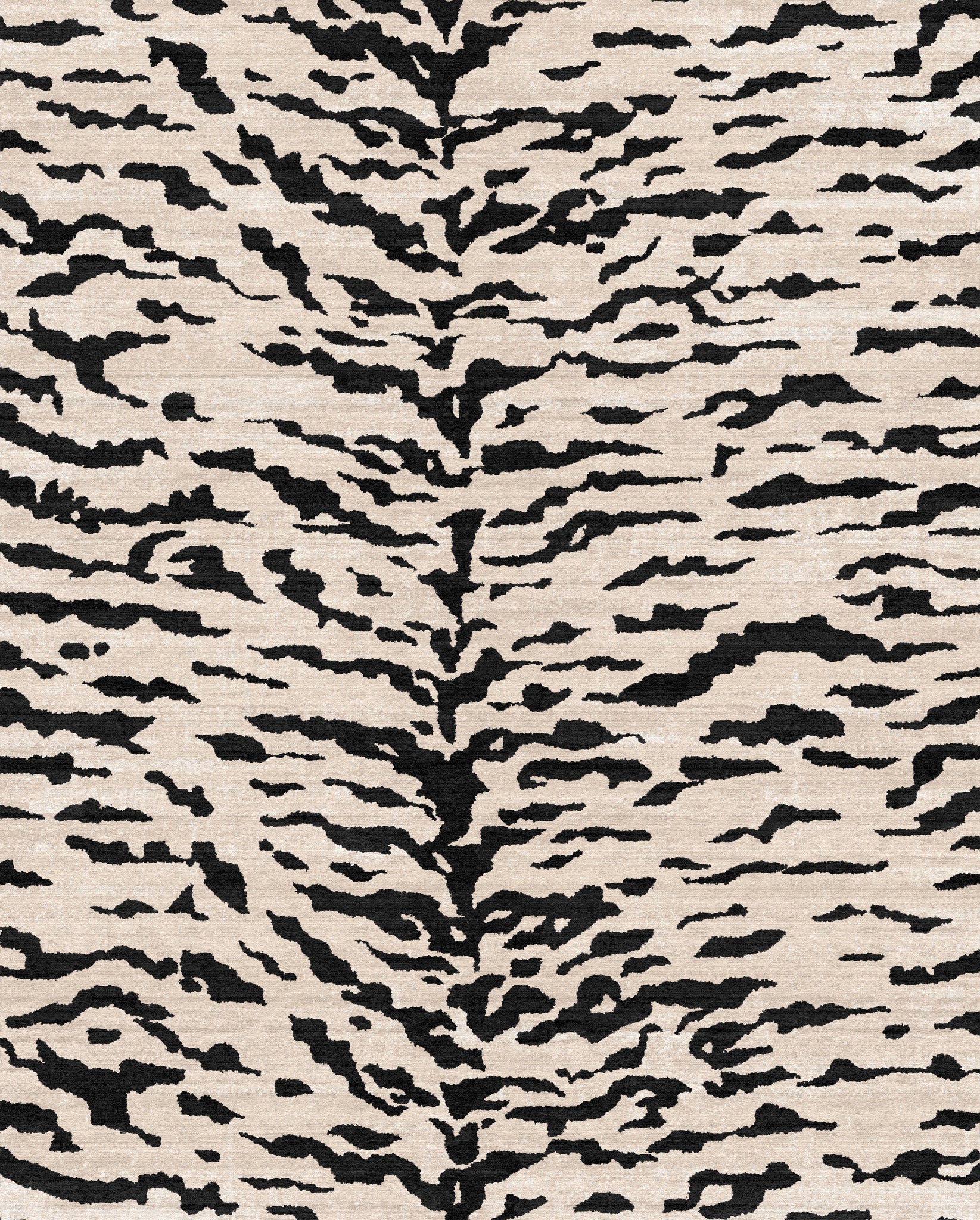 Ines Modern Tiger Print Rug