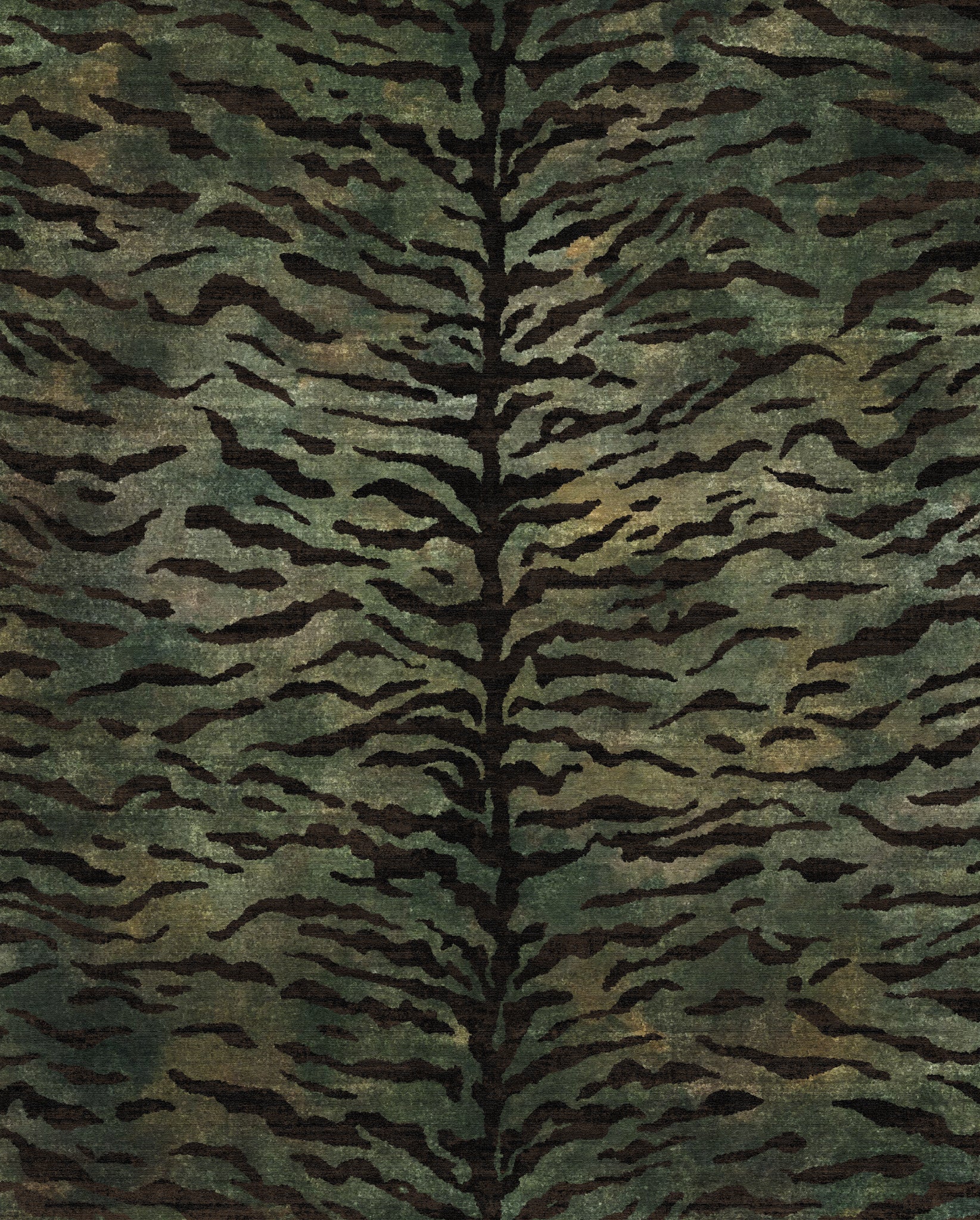 Ines Modern Tiger Print Rug