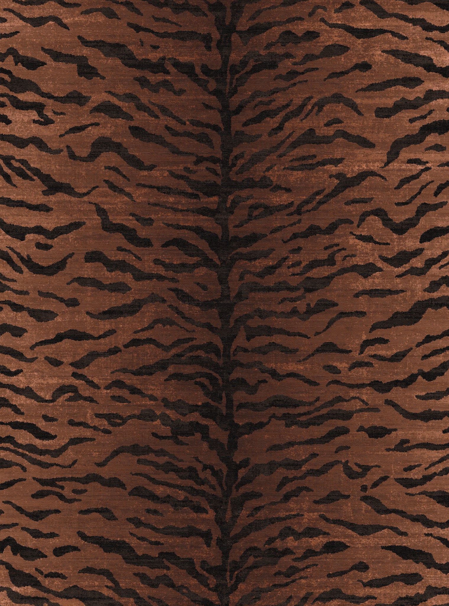 Ines Modern Tiger Print Rug