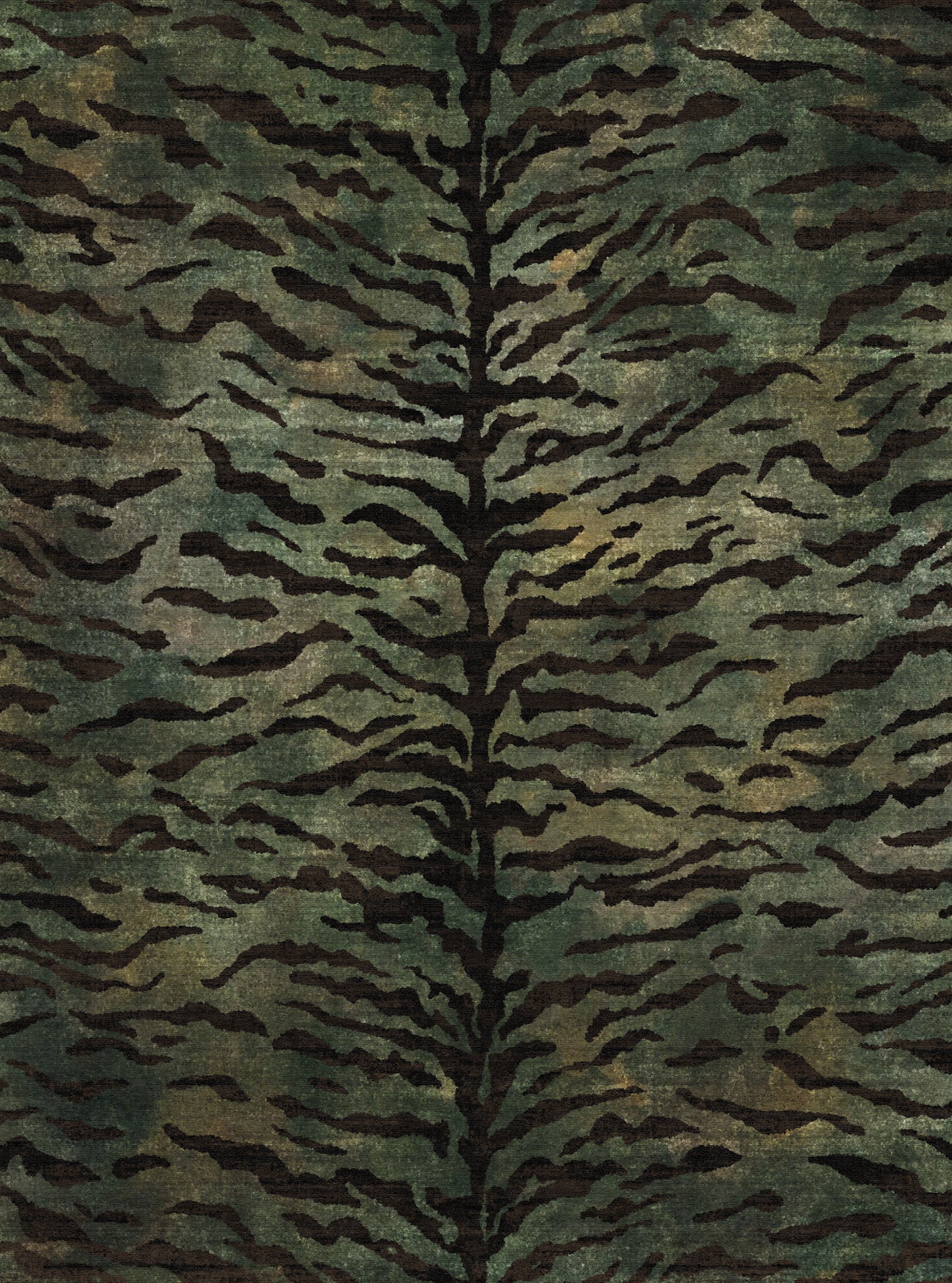 Ines Modern Tiger Print Rug