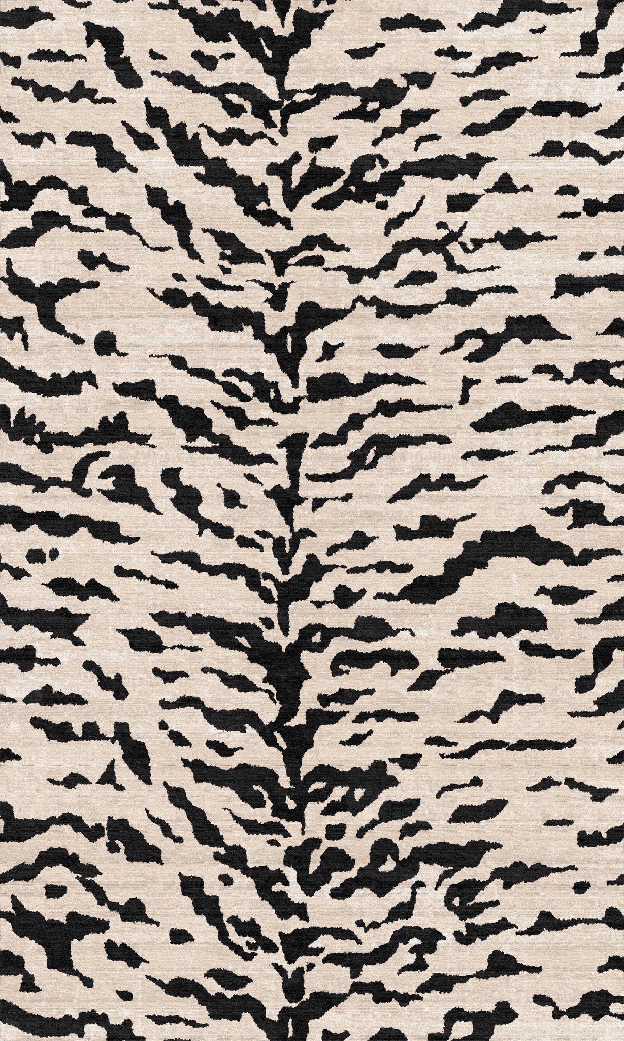 Ines Modern Tiger Print Rug