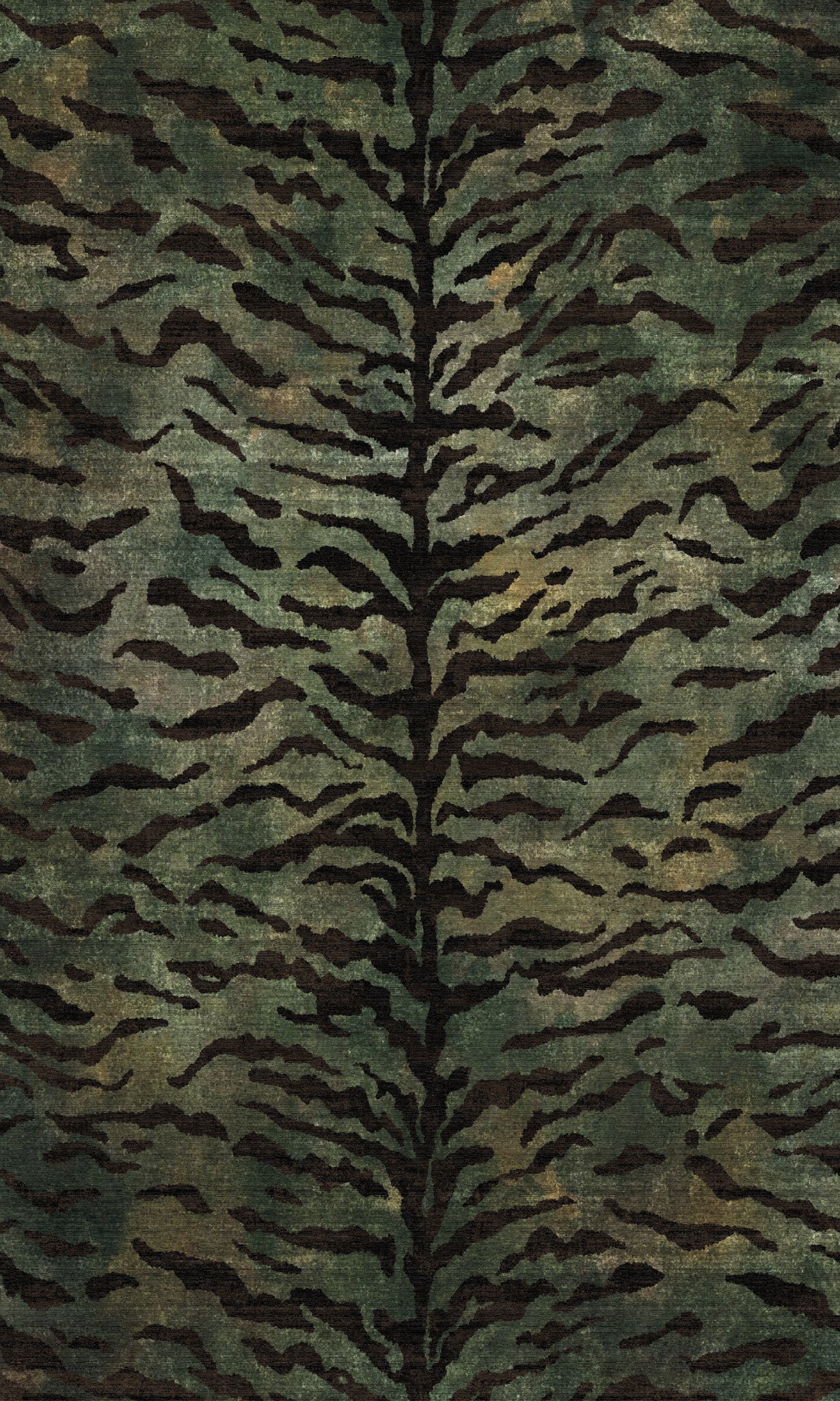 Ines Modern Tiger Print Rug