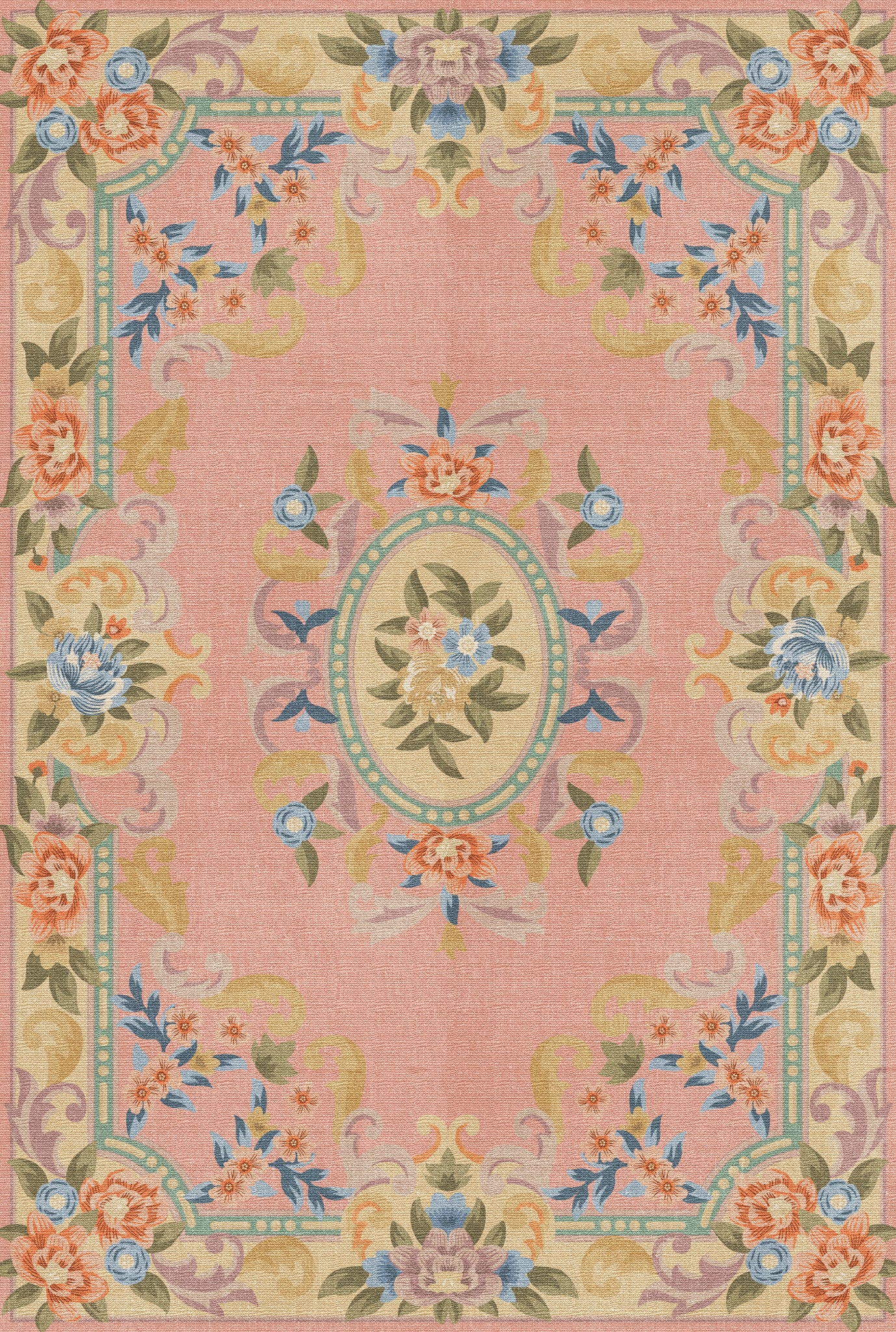 Matilda Romantisk blomma matta