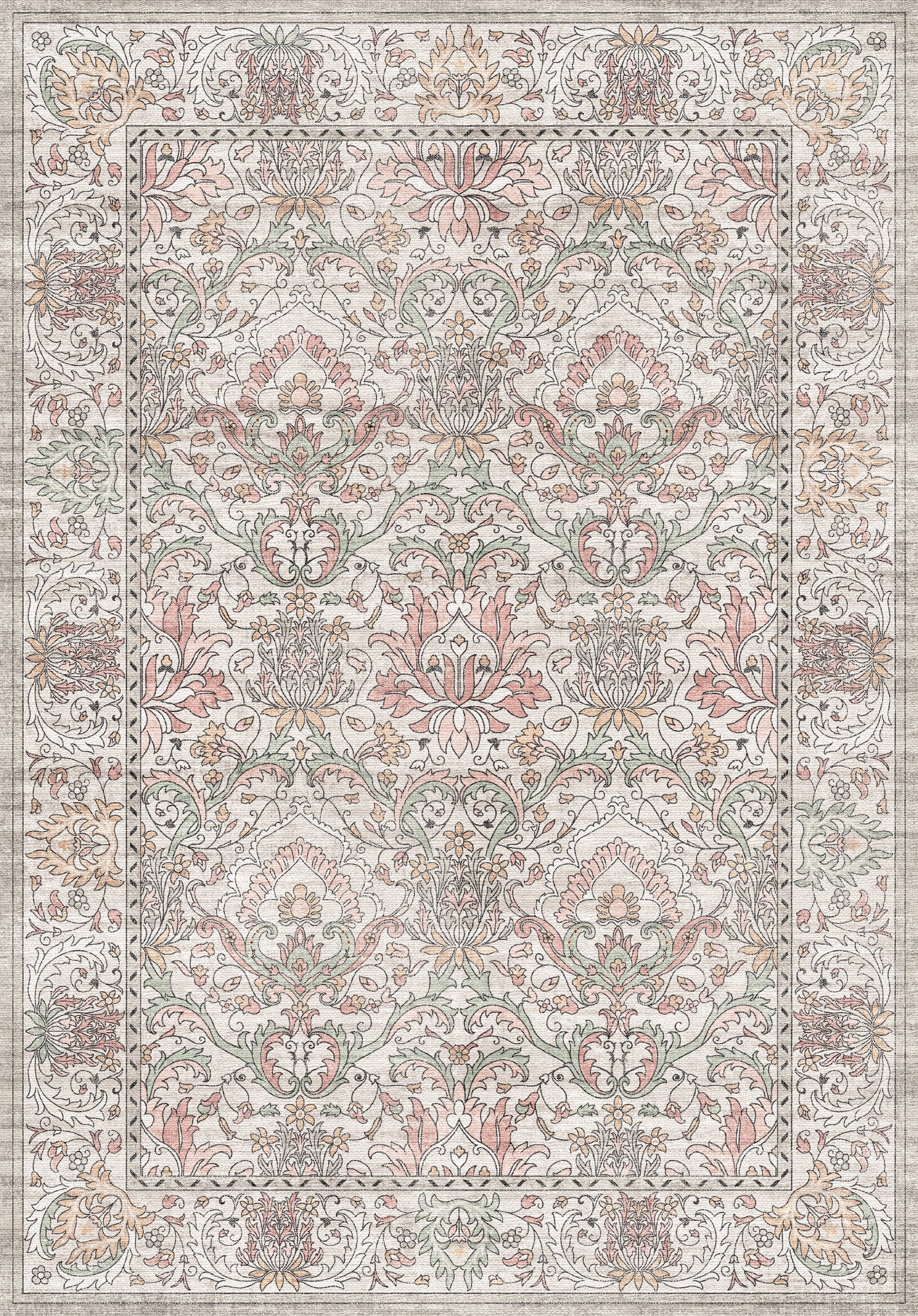 Albert Dywan botaniczny w stylu vintage