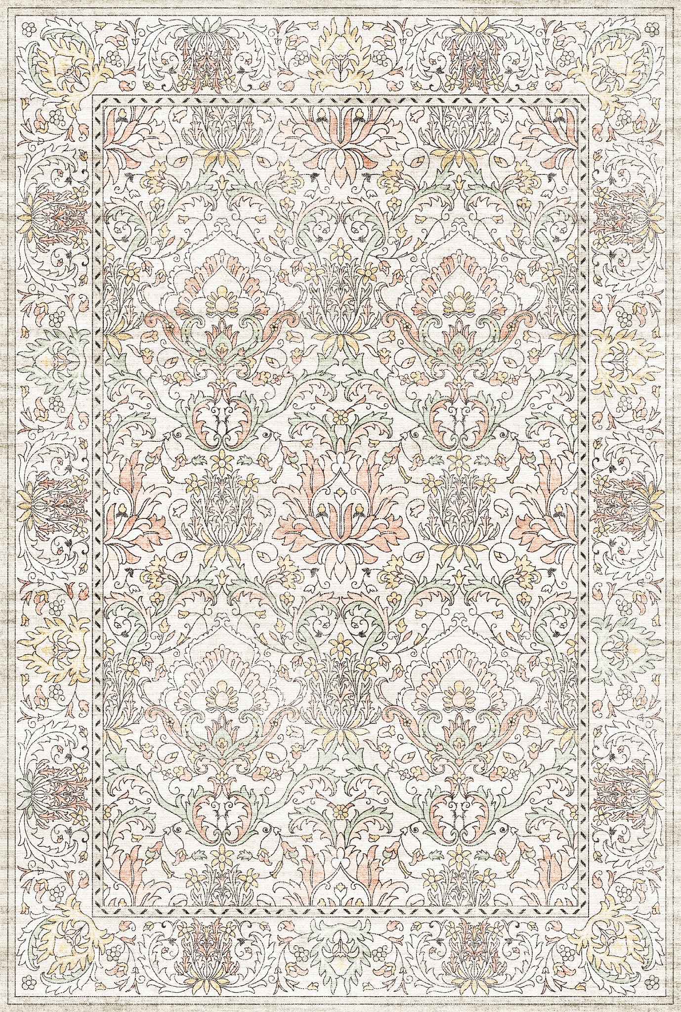 Albert Vintage Botanical Rug