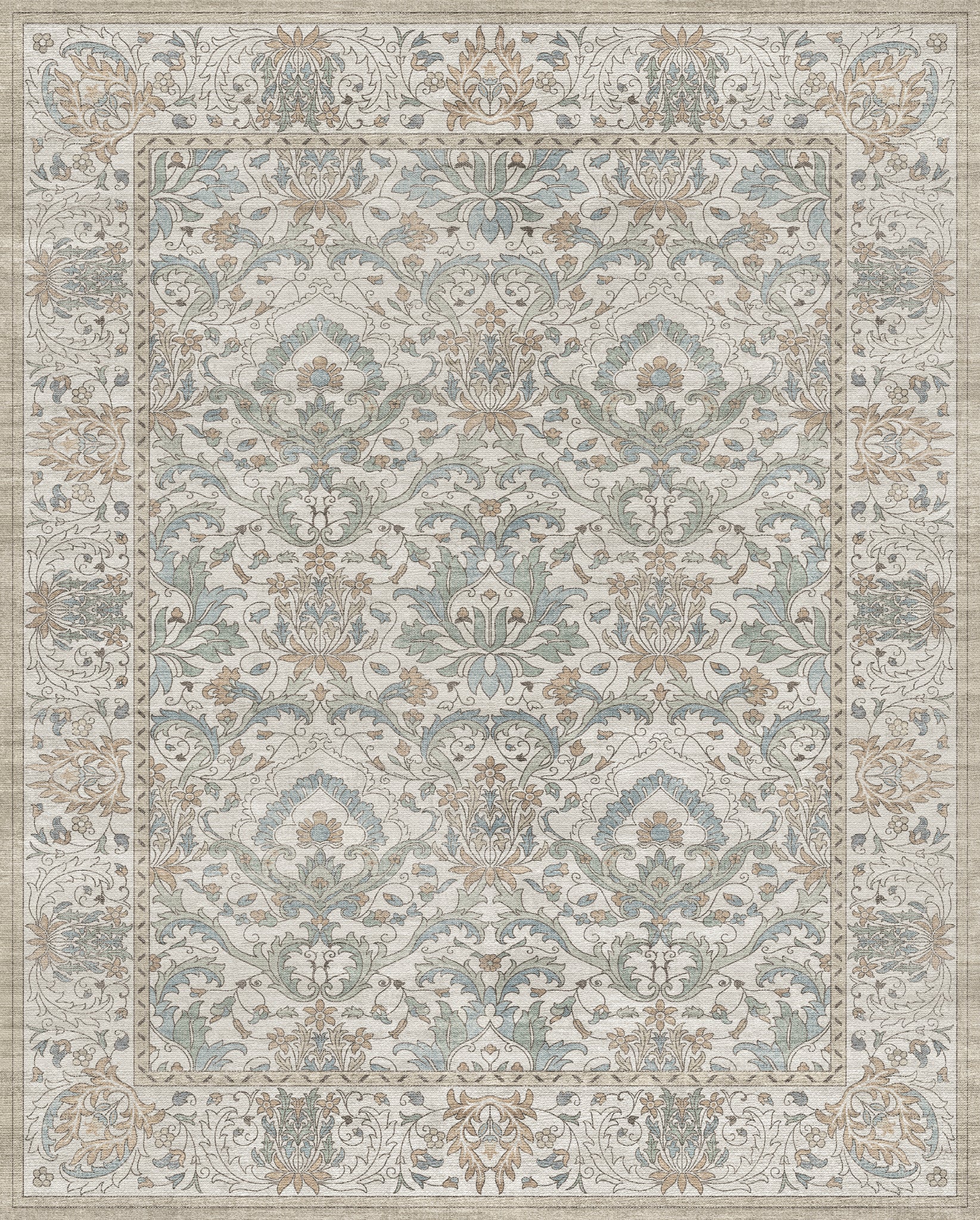Albert Dywan botaniczny w stylu vintage