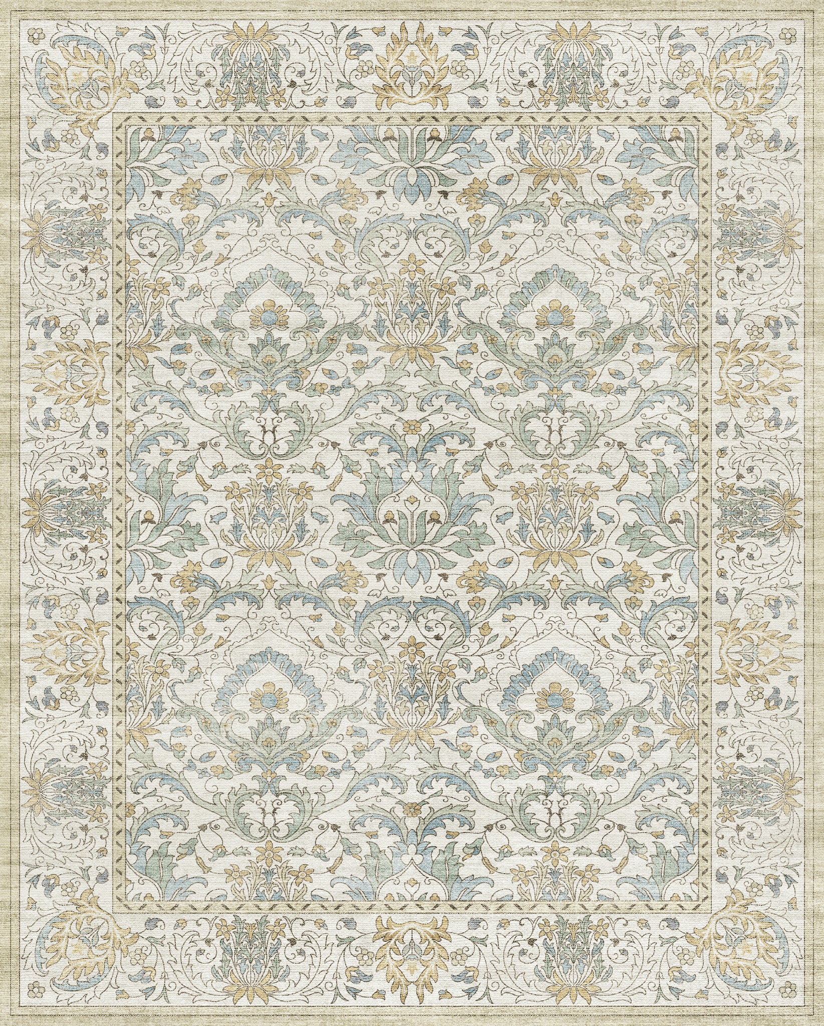 Albert Vintage Botanical Rug