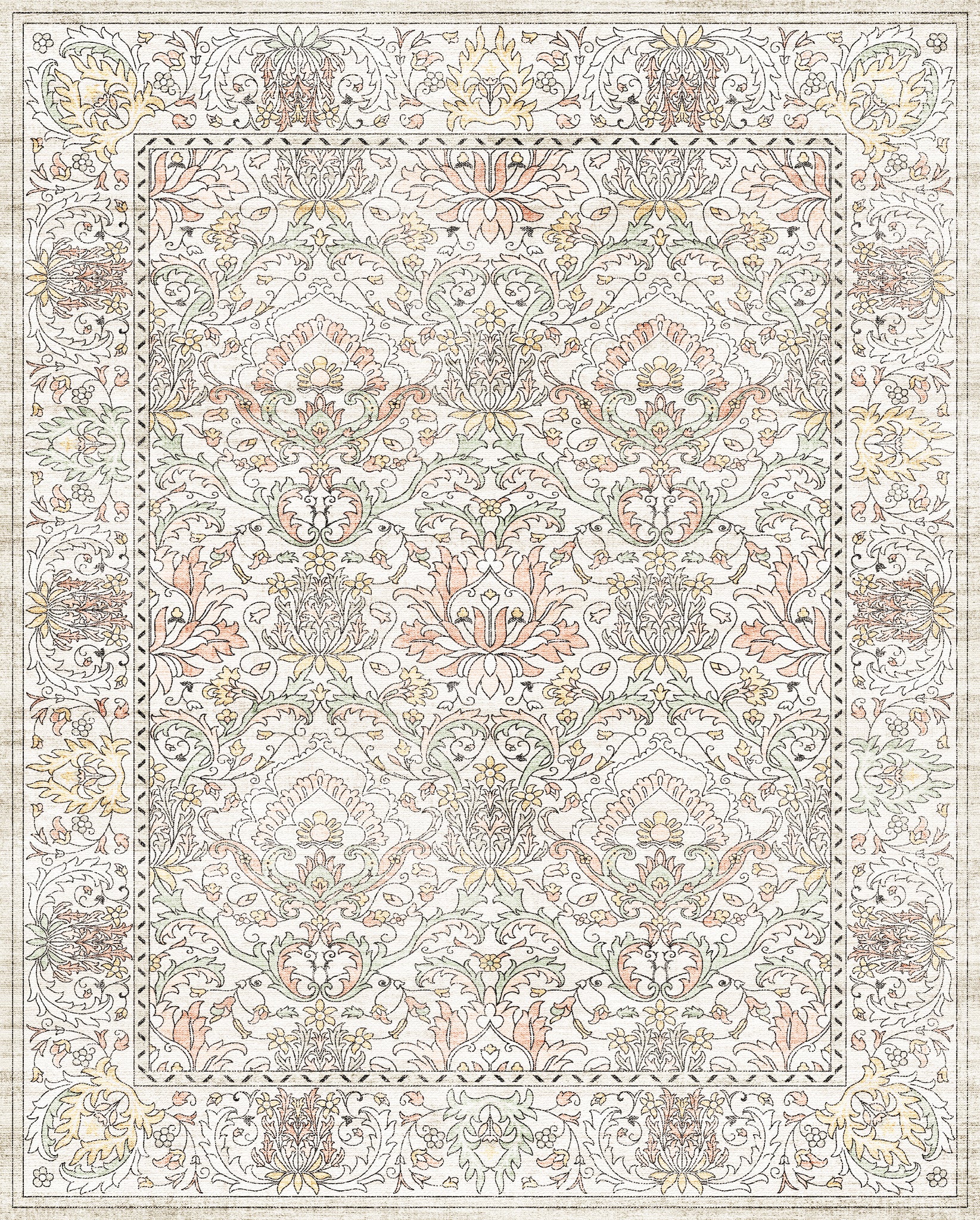 Albert Vintage Botanical Rug