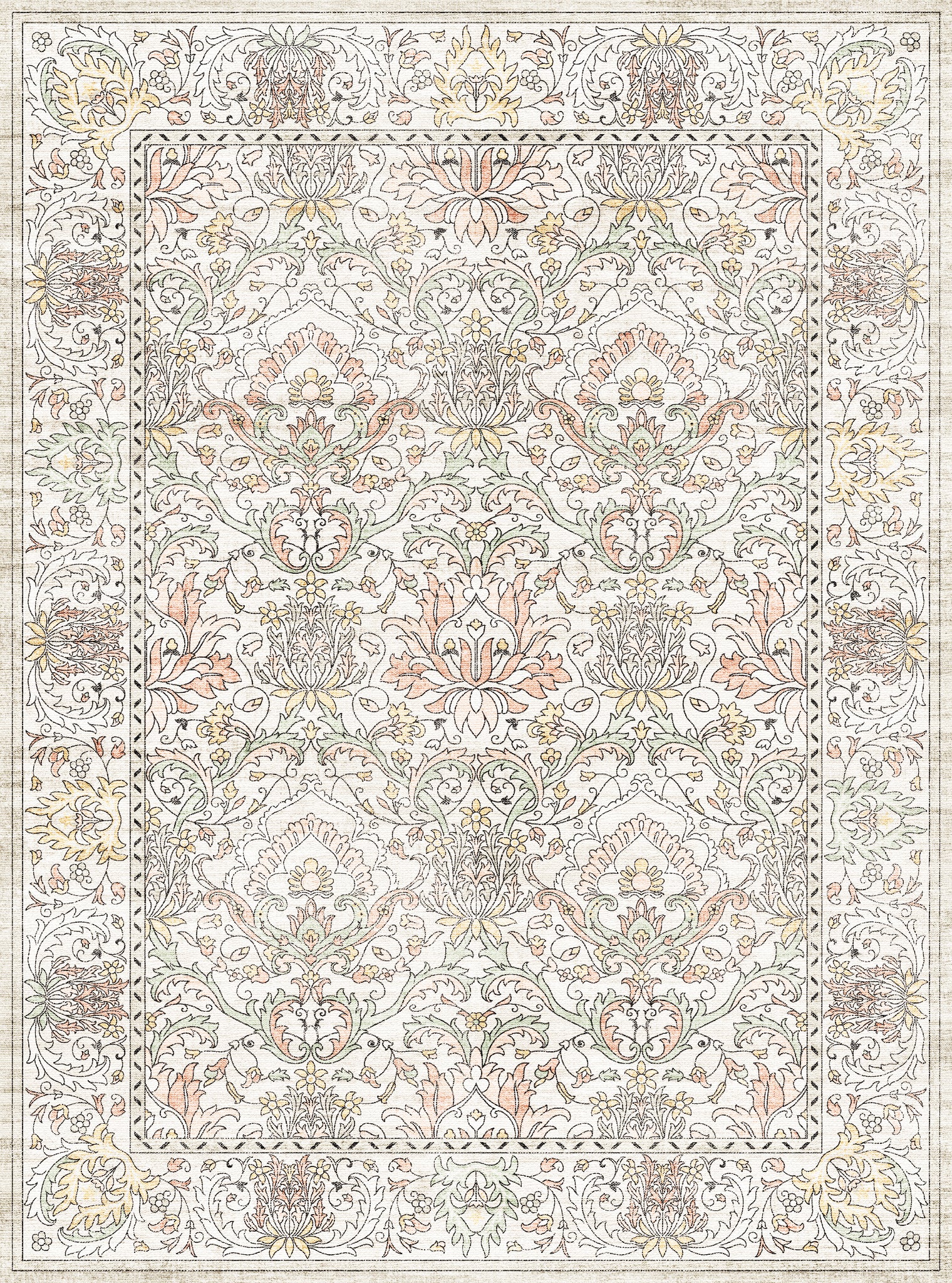 Albert Vintage Botanical Rug