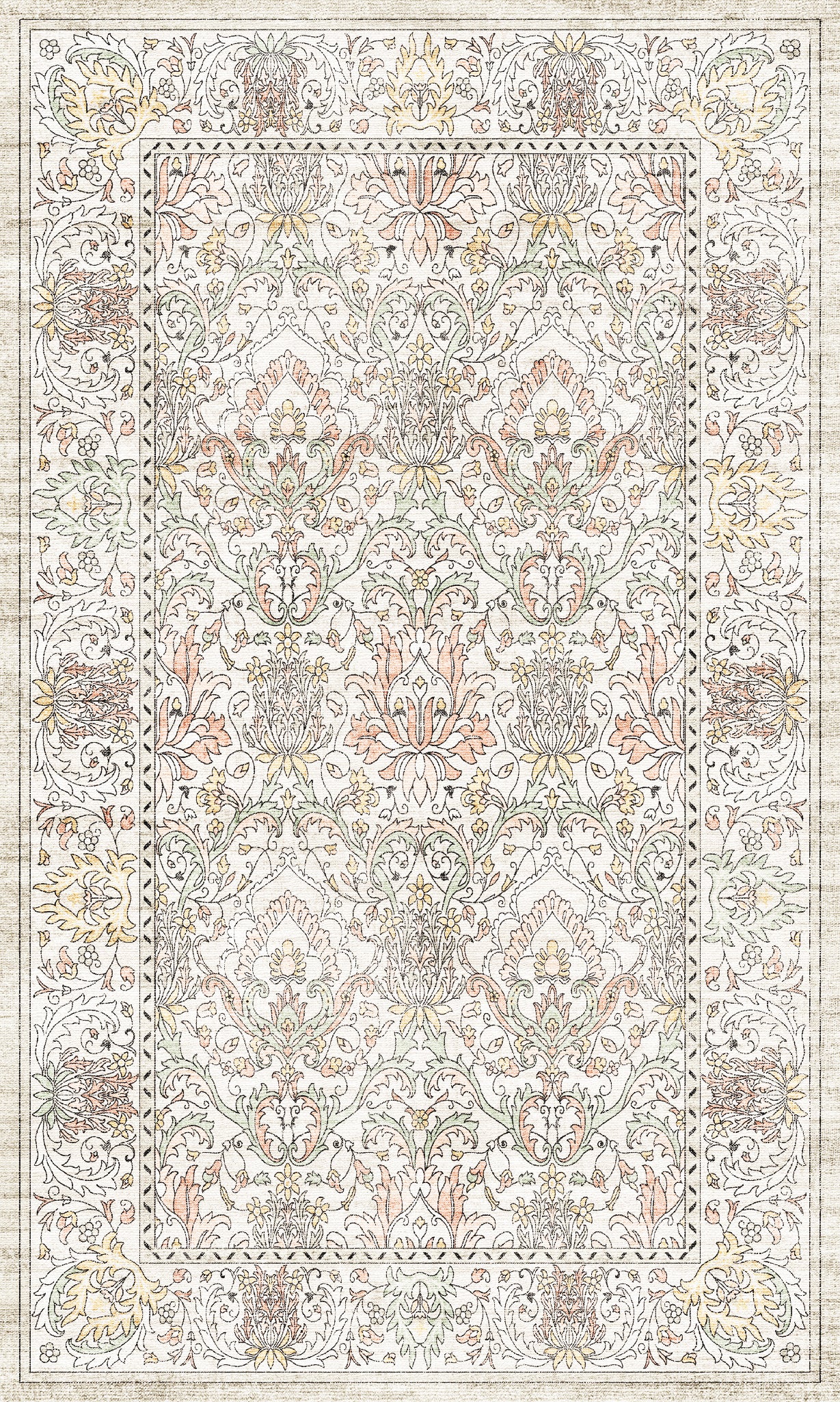 Albert Vintage Botanical Rug