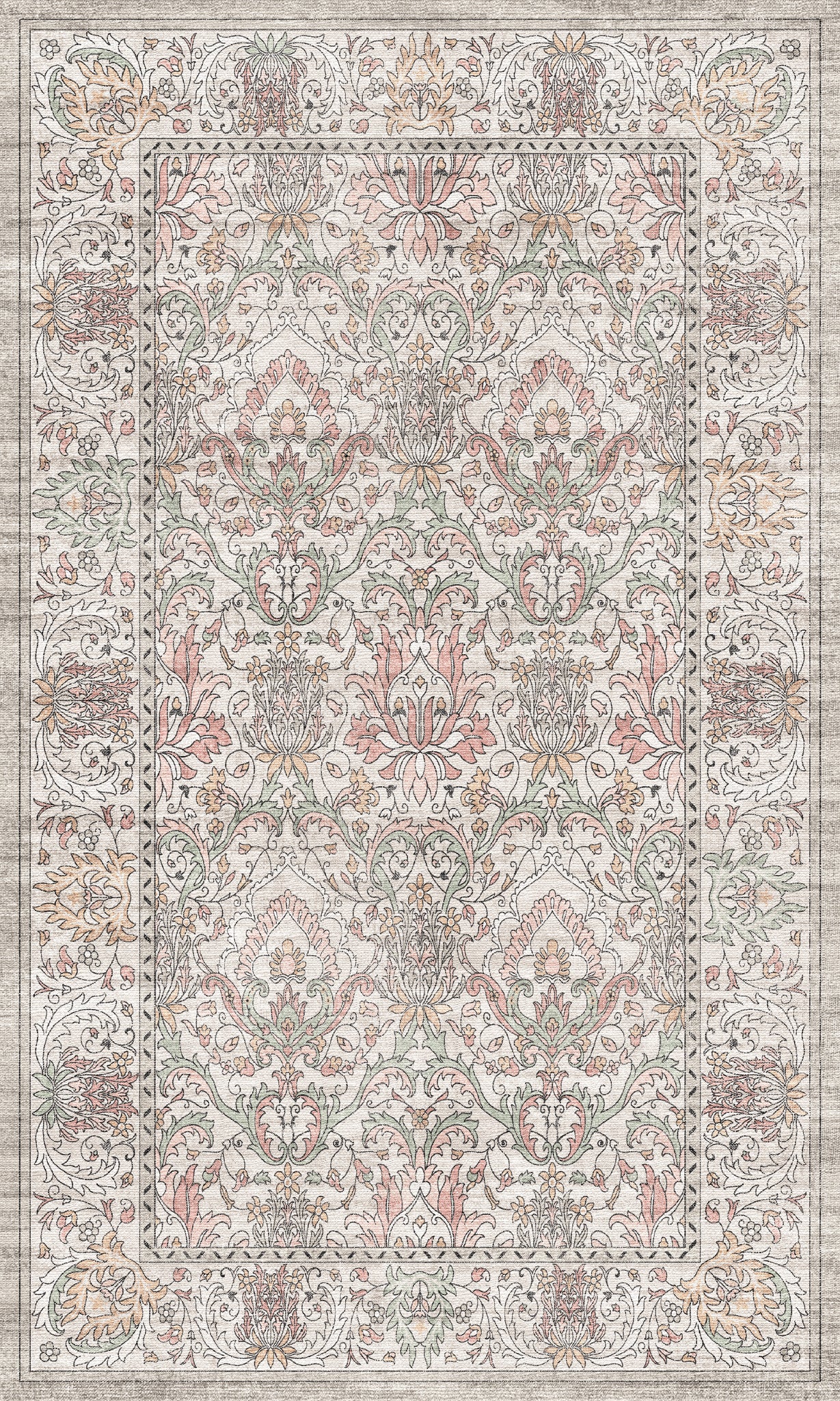 Albert Dywan botaniczny w stylu vintage