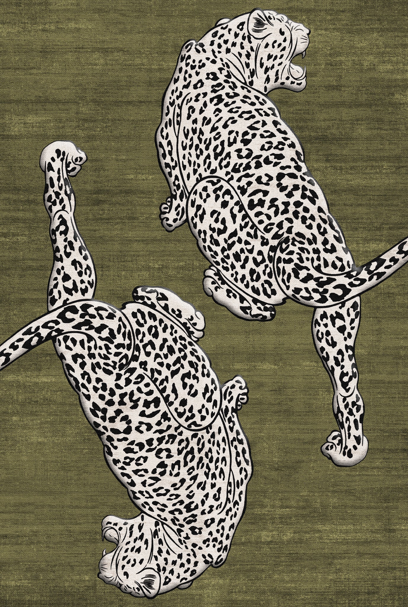 Cyrus Bold Leopard Print Rug