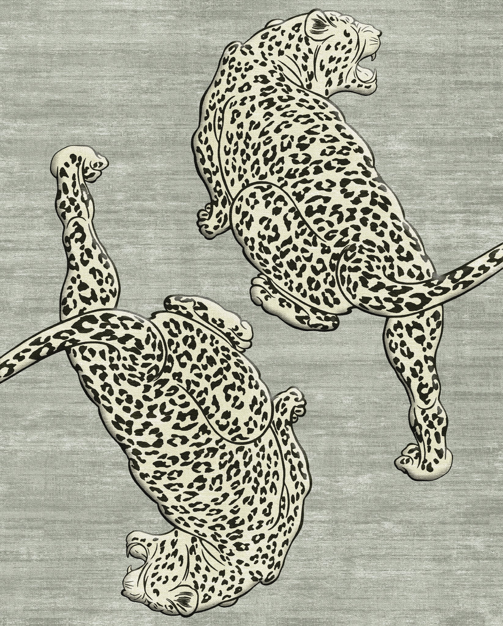 Cyrus Bold Leopard Print Rug