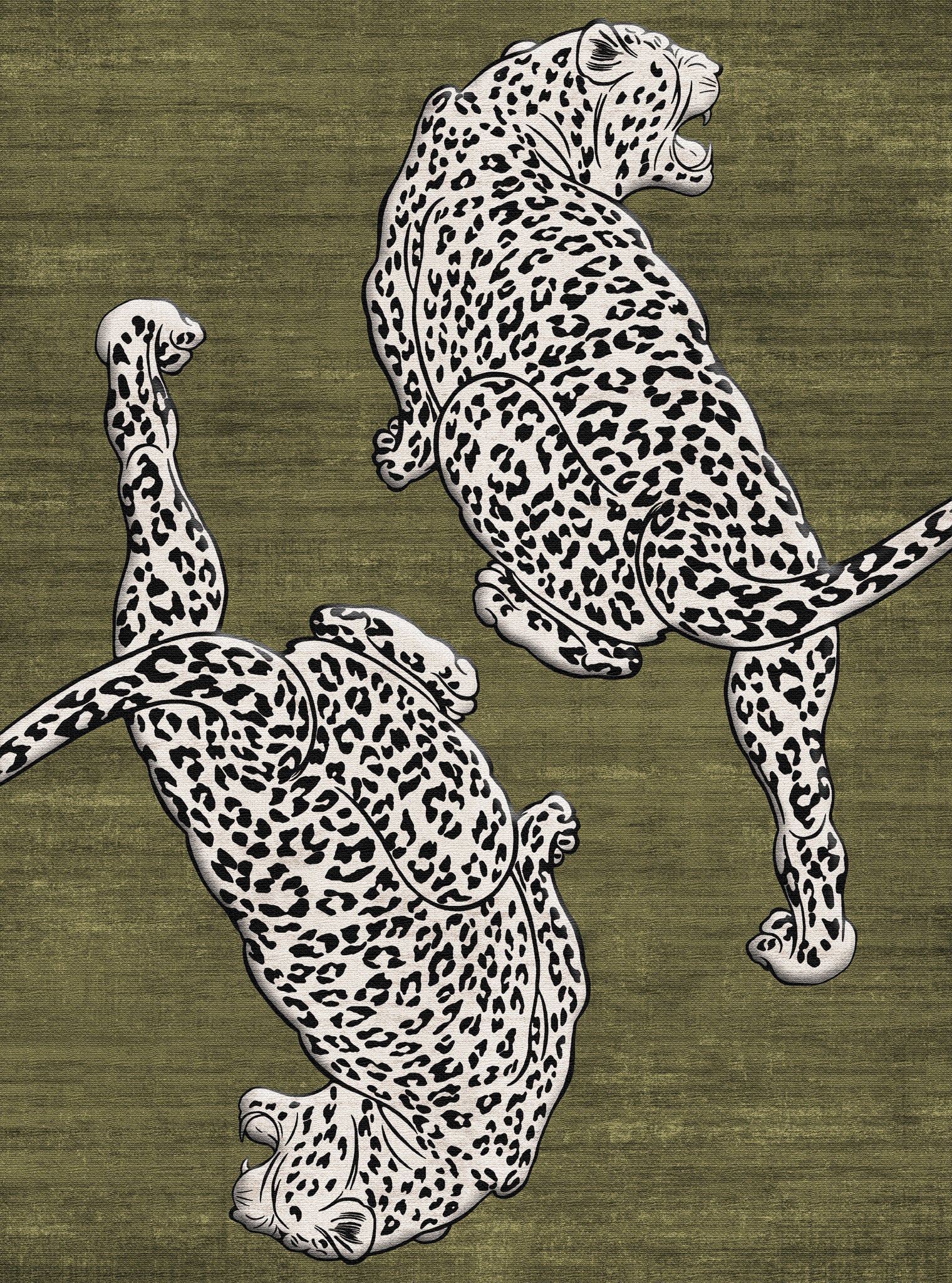 Cyrus Bold Leopard Print Rug