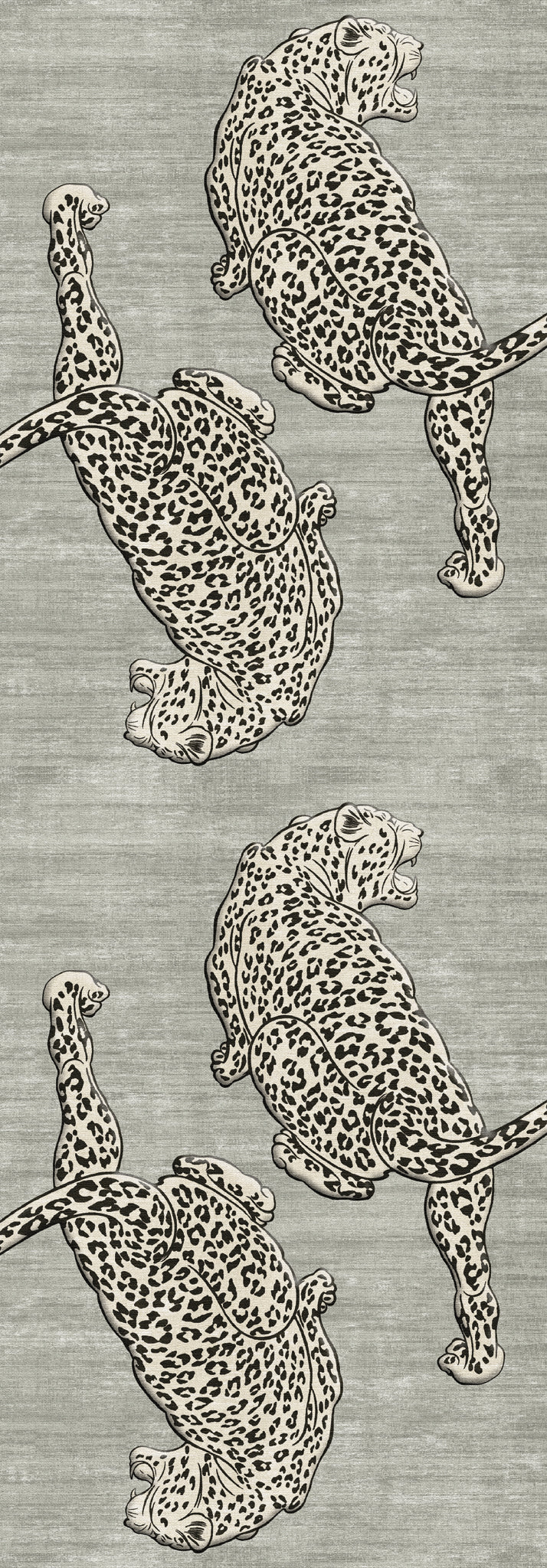 Cyrus Gewagter Teppich mit Leopardenmuster