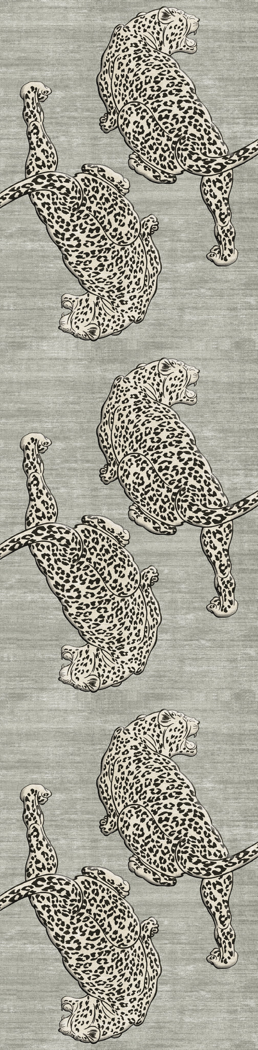 Cyrus Gewagter Teppich mit Leopardenmuster
