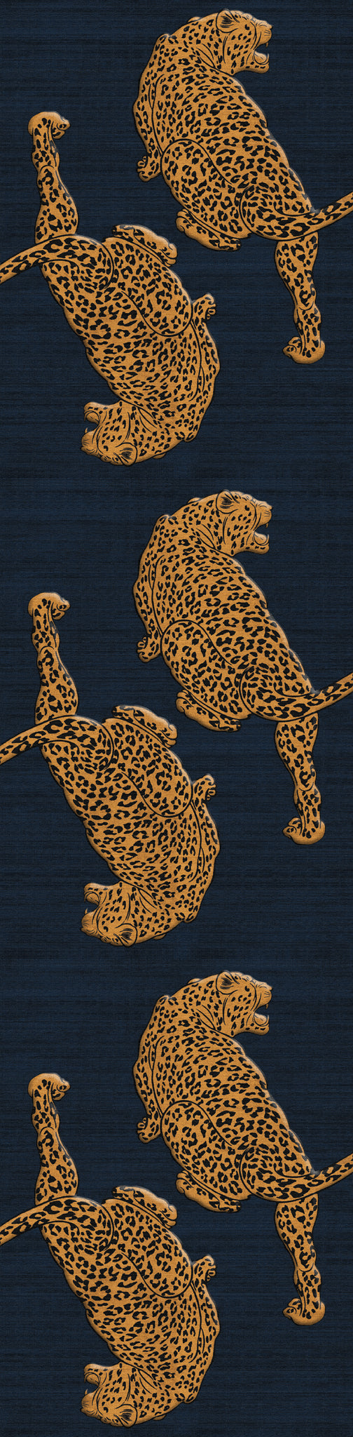 Cyrus Gewagter Teppich mit Leopardenmuster