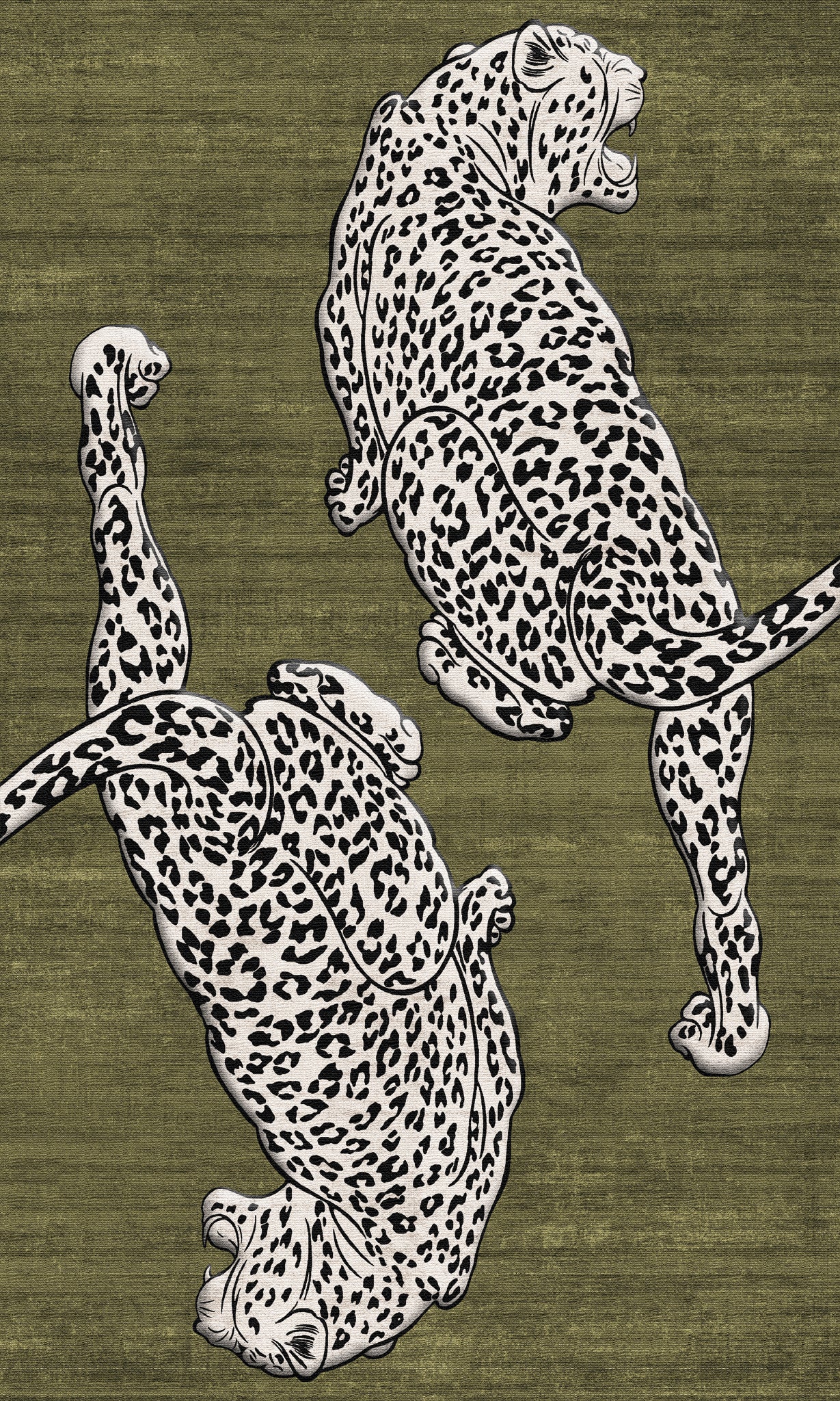 Cyrus Bold Leopard Print Rug