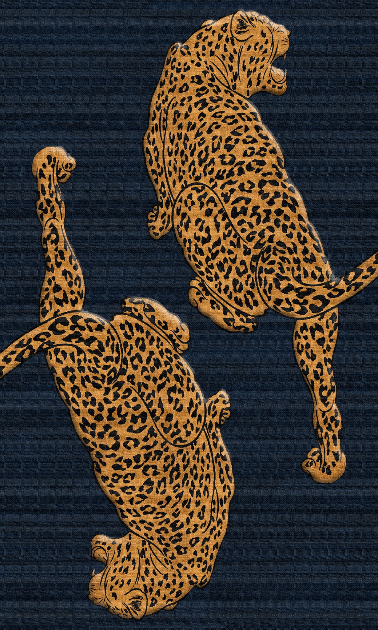 Cyrus Gewagter Teppich mit Leopardenmuster