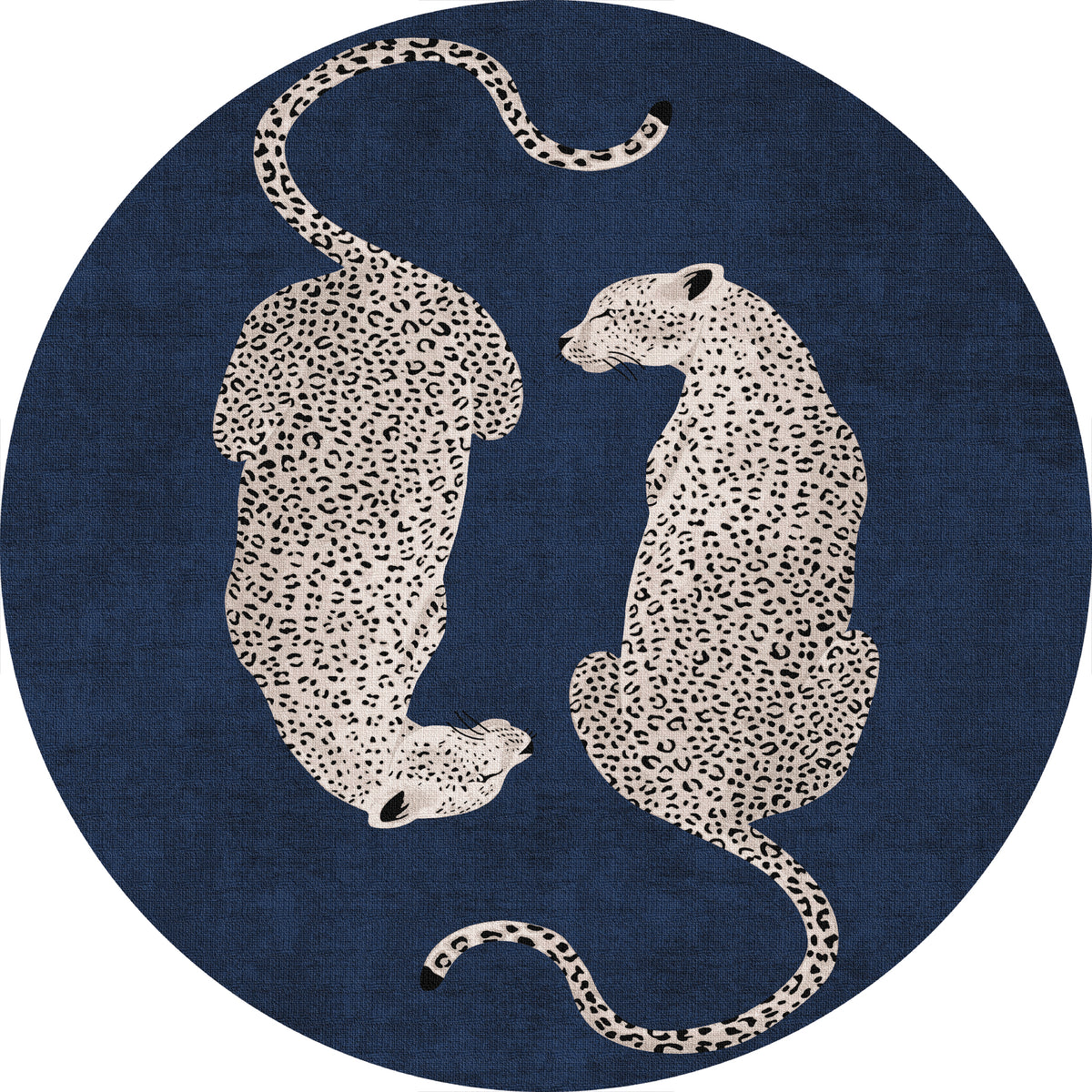 Sandy Chic Leopard Pattern Rug