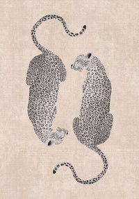 Sandy Chic Leopard Pattern Rug
