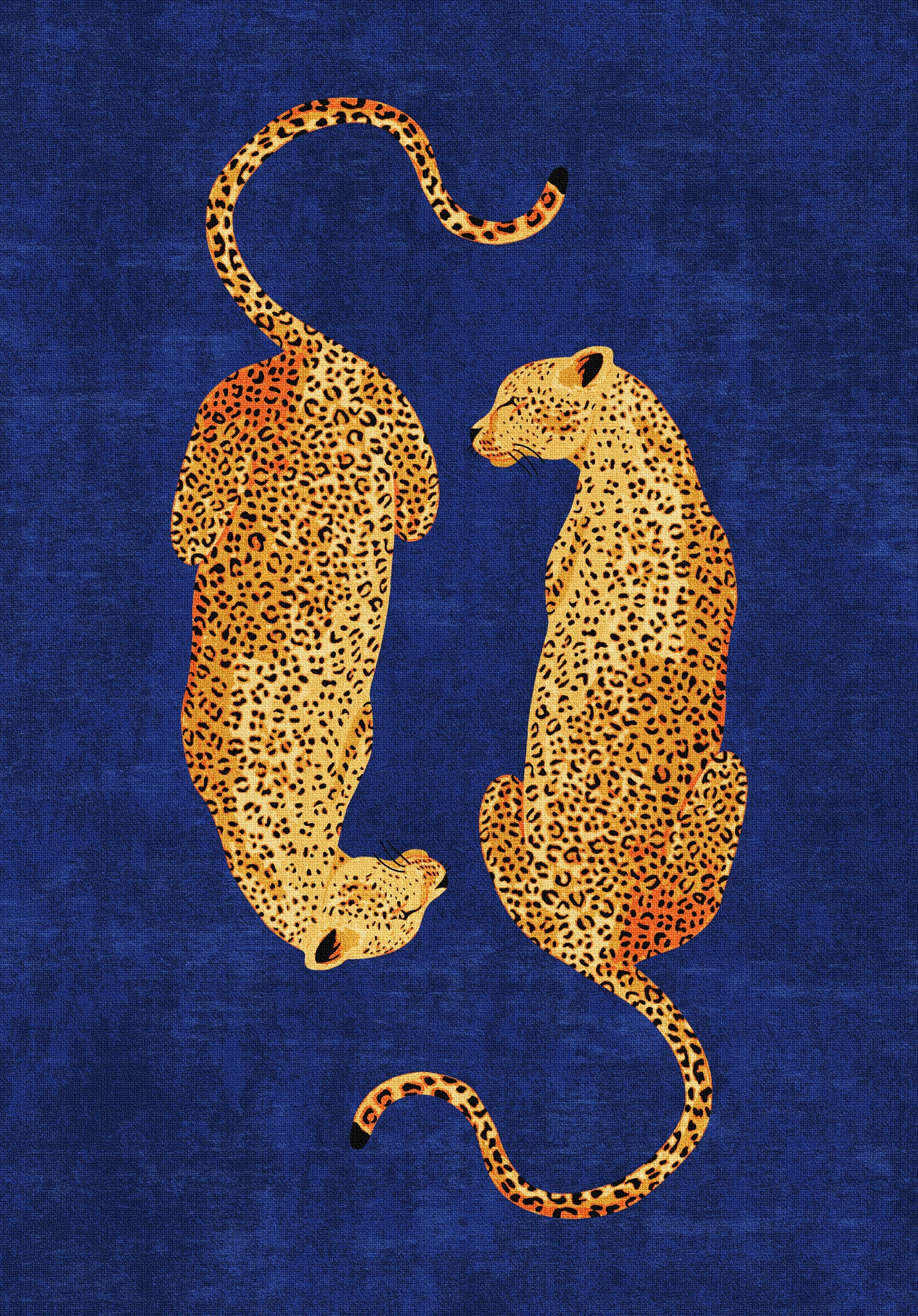 Sandy Tappeto chic con motivo leopardato