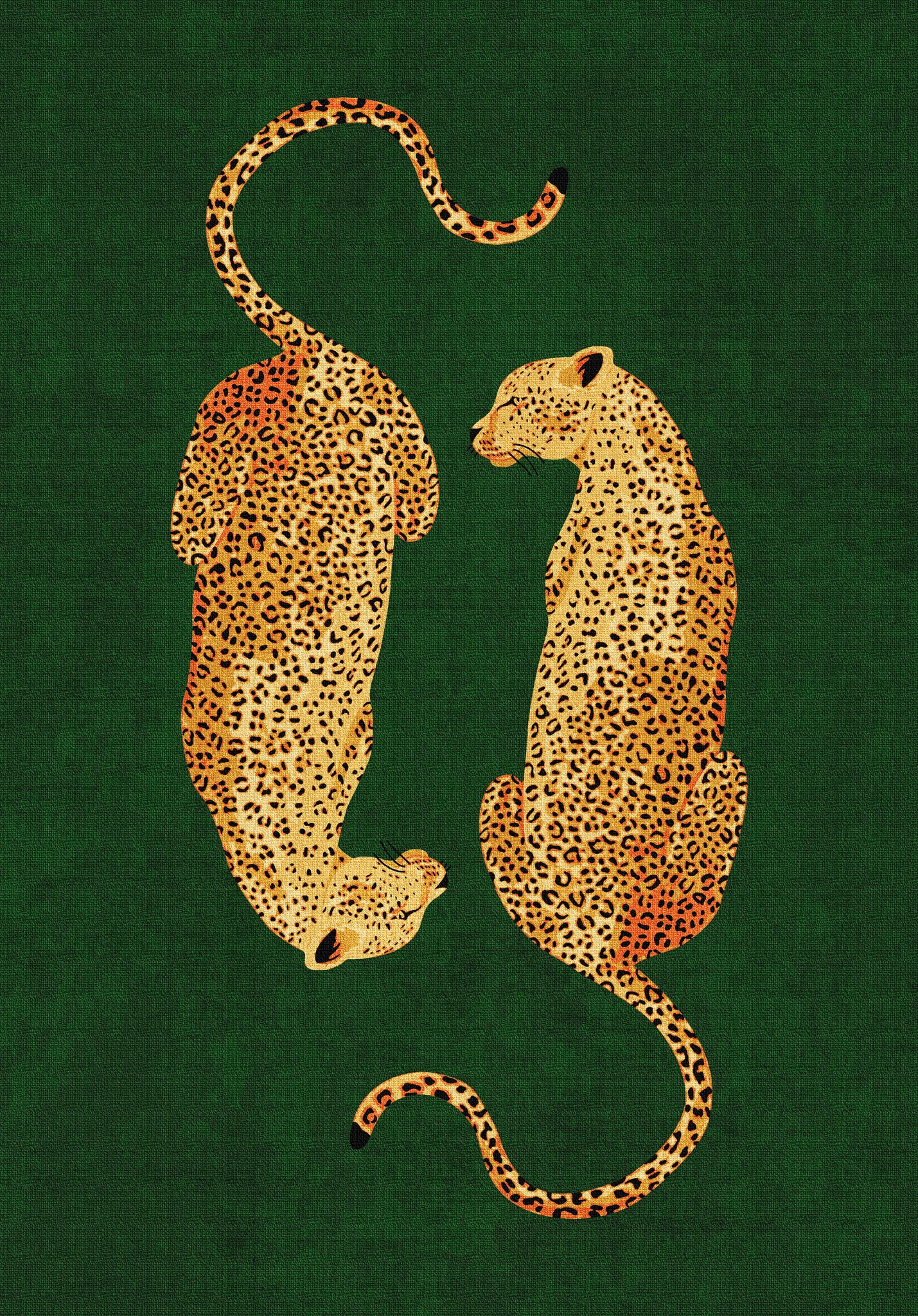 Sandy Alfombra con estampado de leopardo