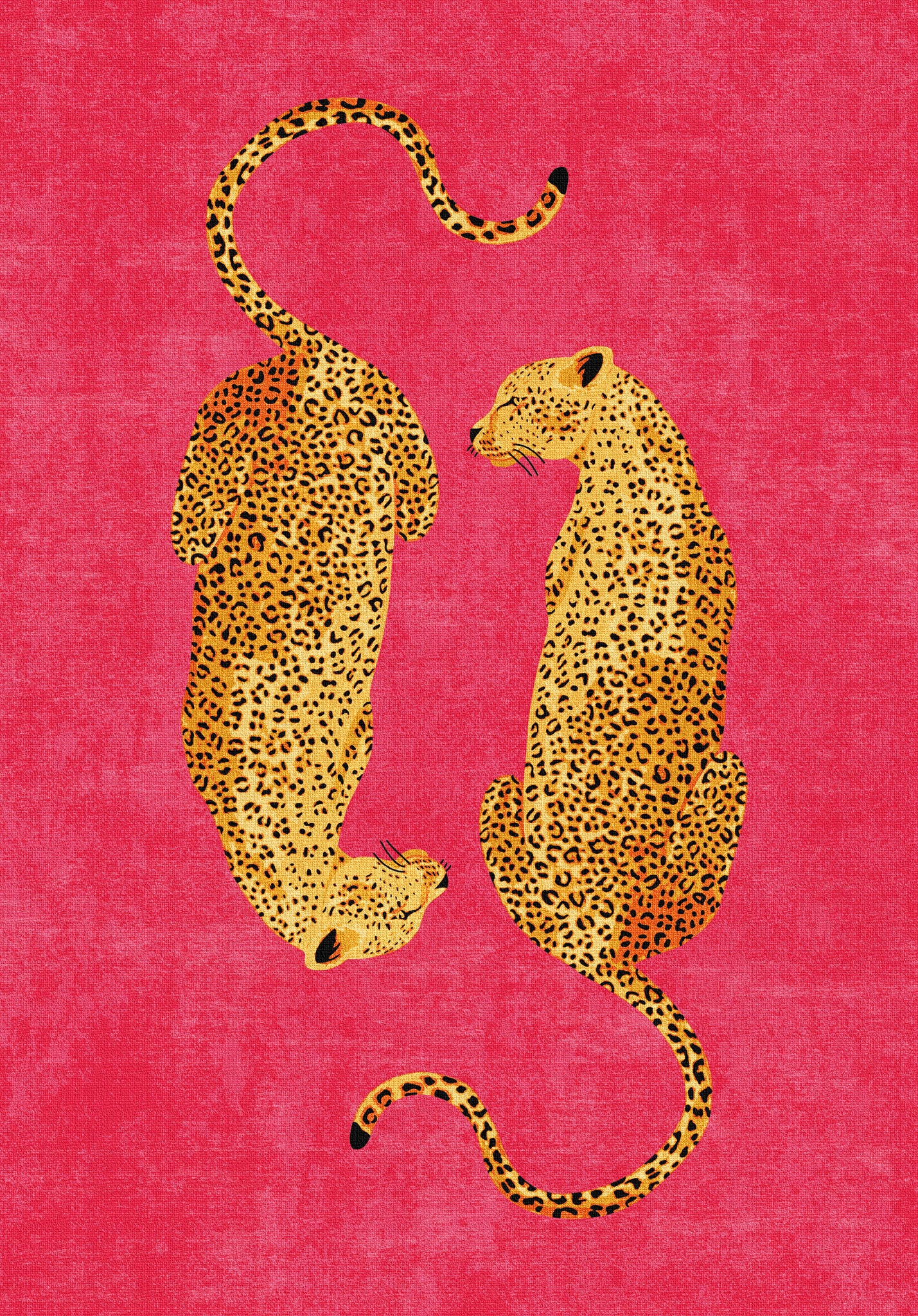 Sandy Tappeto chic con motivo leopardato