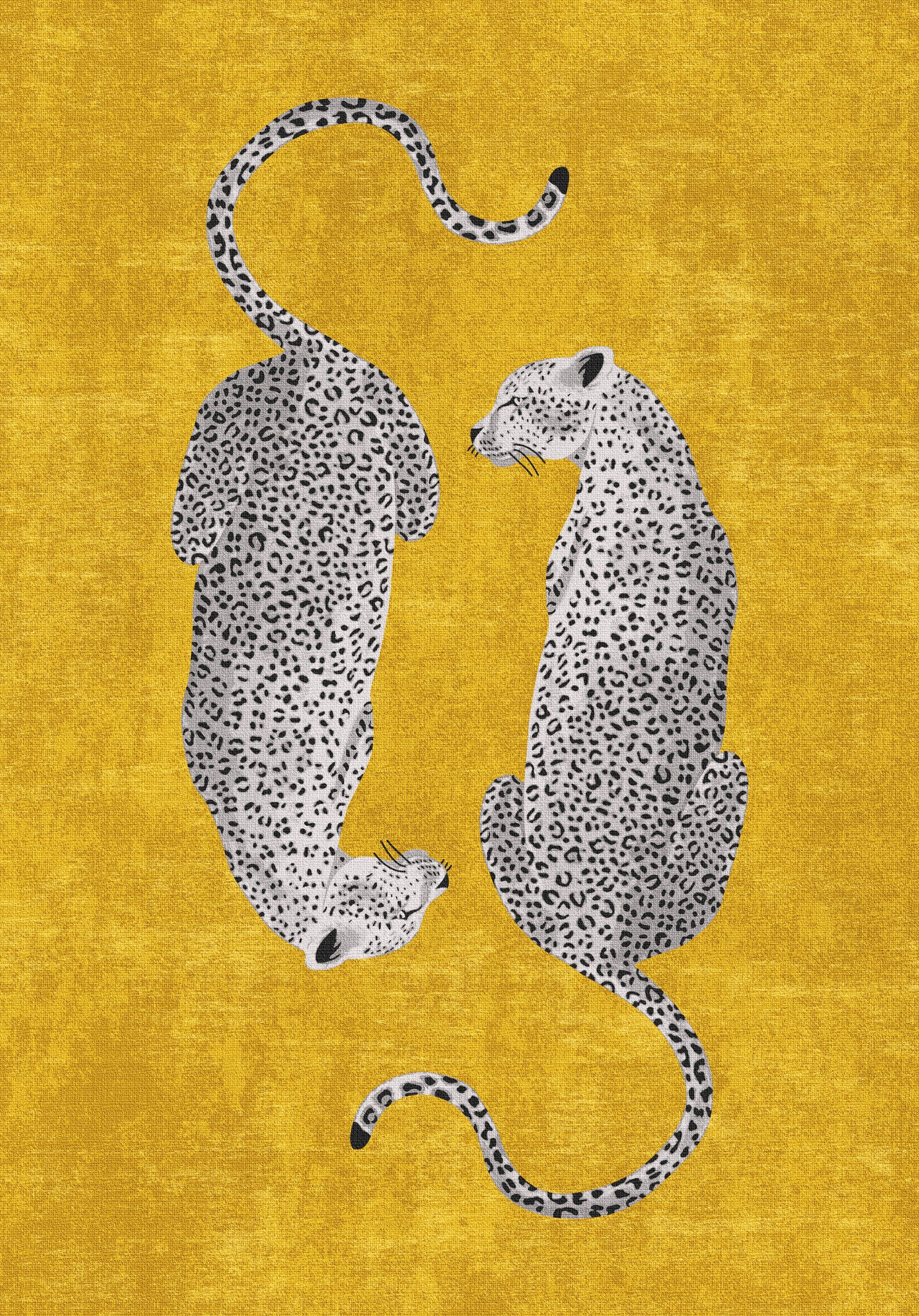 Sandy Tappeto chic con motivo leopardato