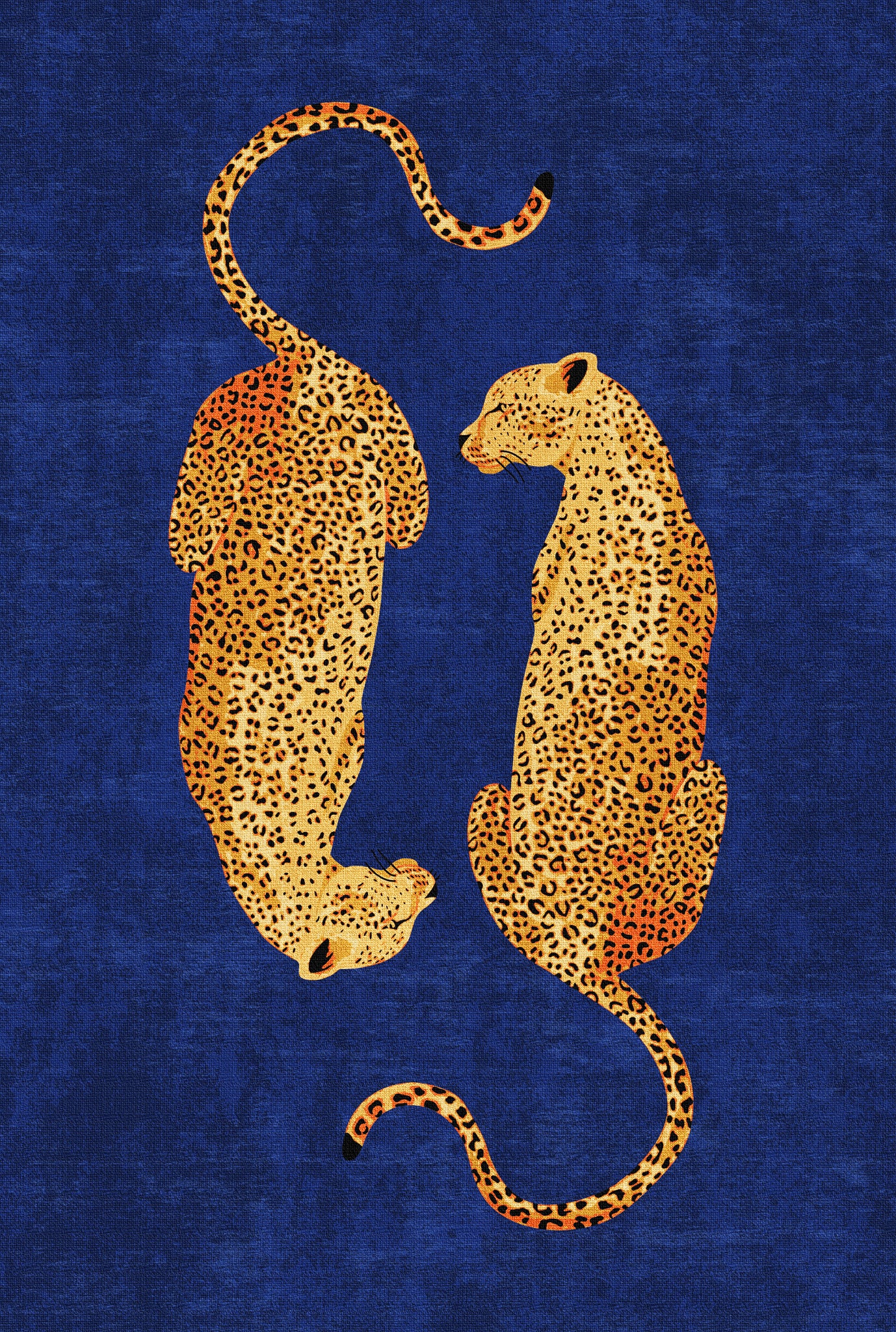 Sandy Alfombra con estampado de leopardo