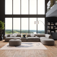 Sandy Chic Leopard Pattern Rug