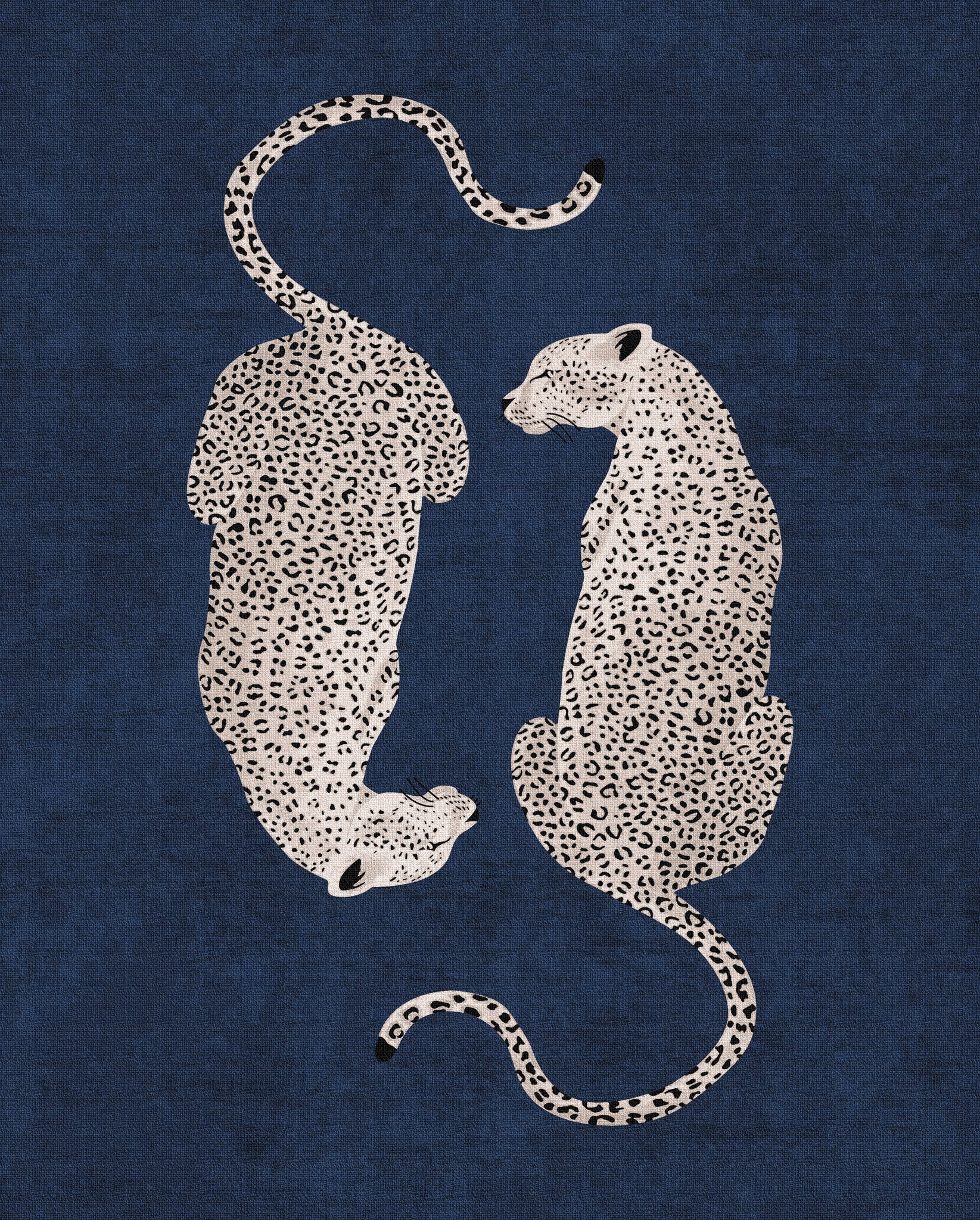 Sandy Tappeto chic con motivo leopardato