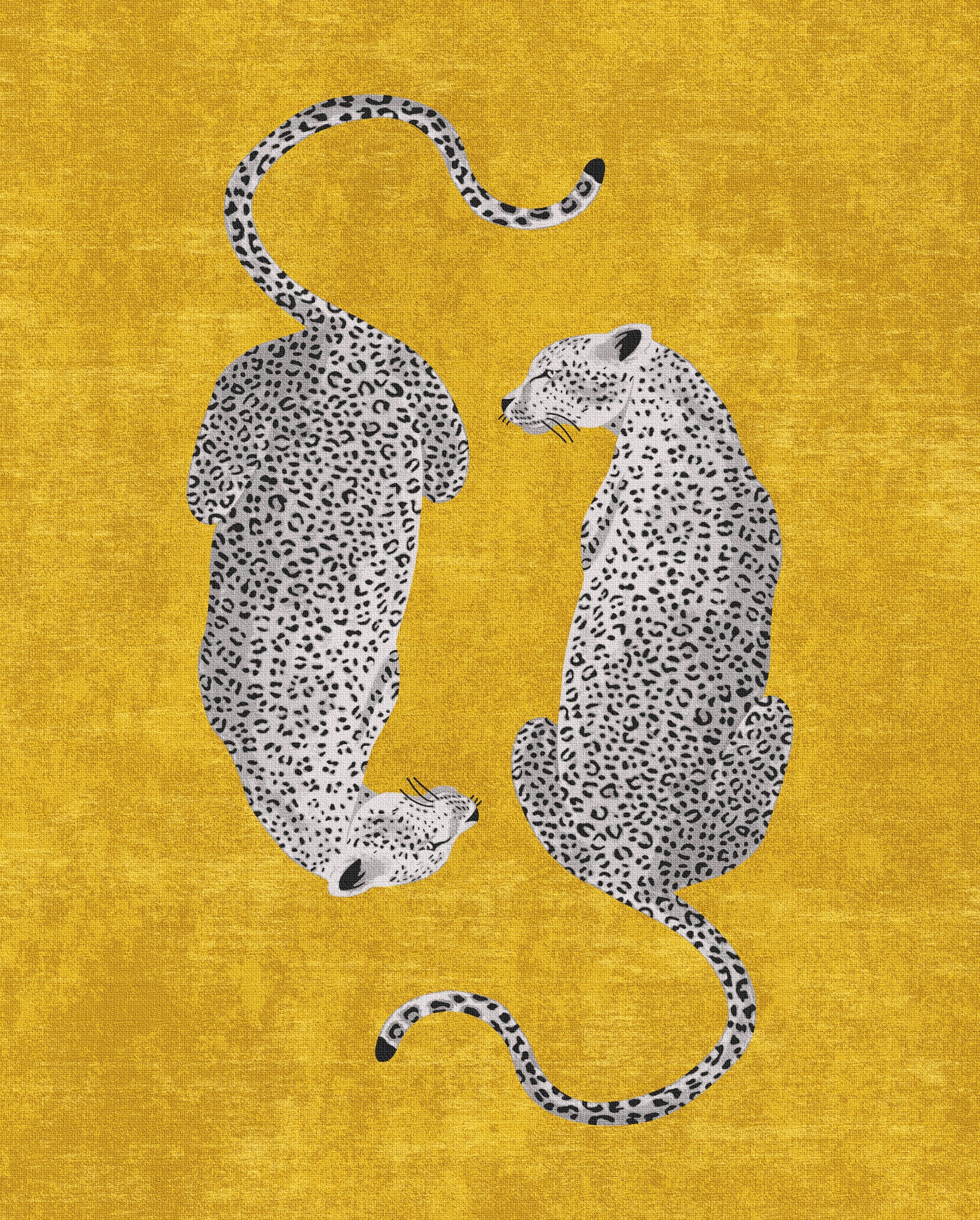 Sandy Tappeto chic con motivo leopardato