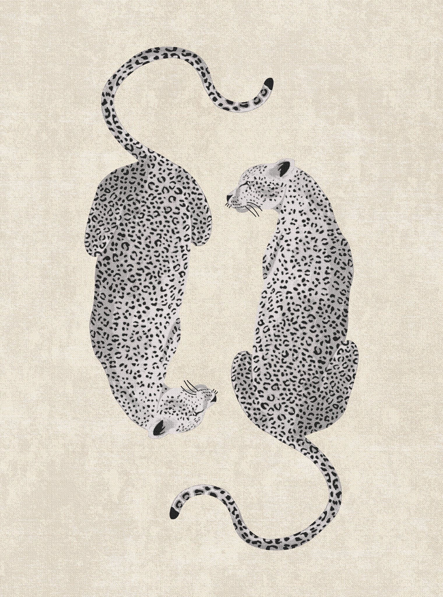 Sandy Шикозен леопардов модел килим